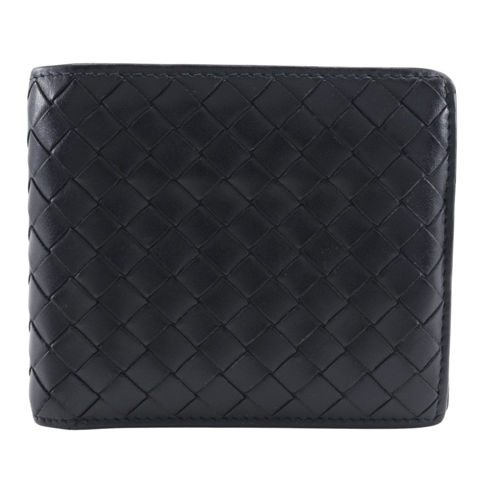 Intrecciato Bi-fold Wallet In Calf Leather For Men I131824082