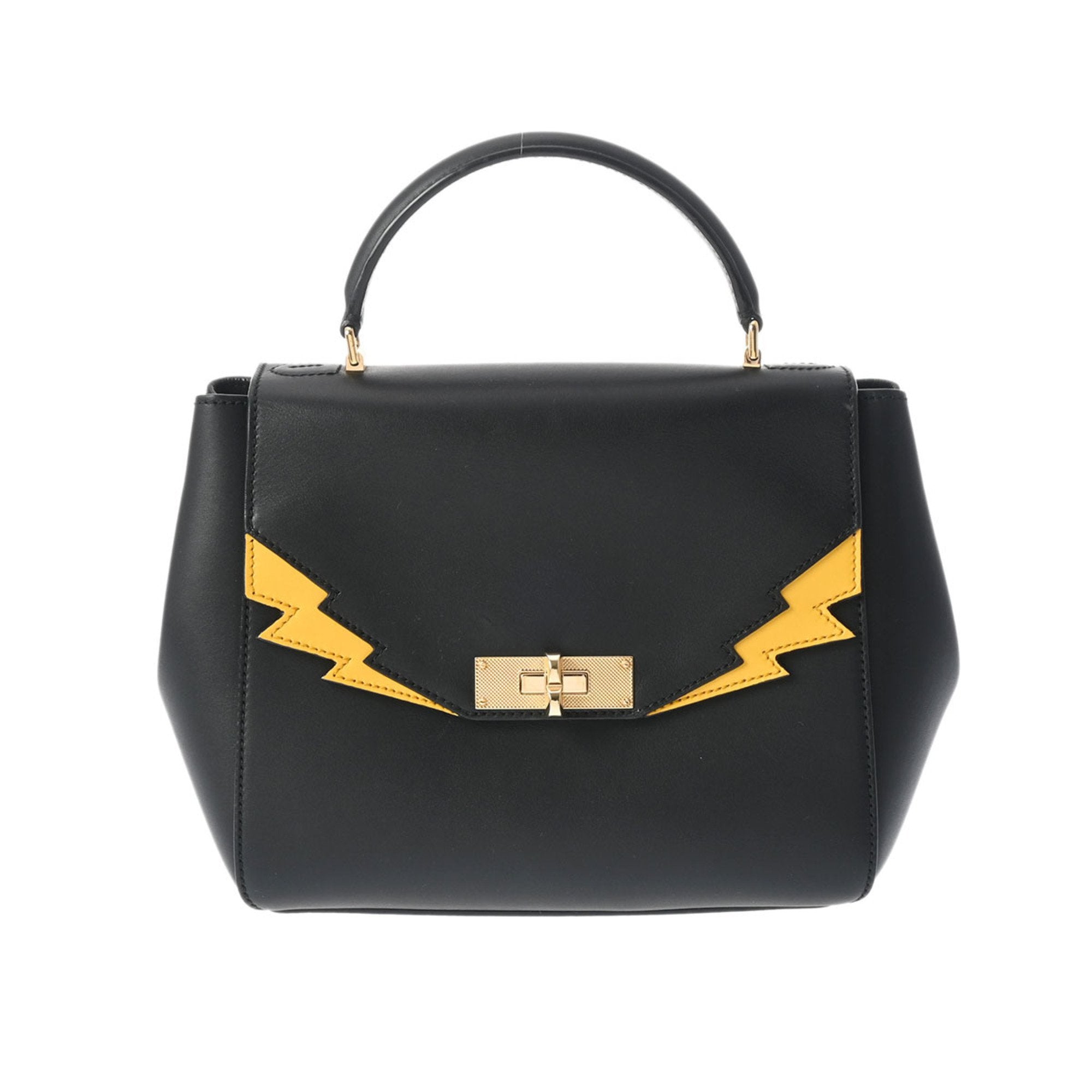 B TURN SM Black/ Women's Calfskin Handbag