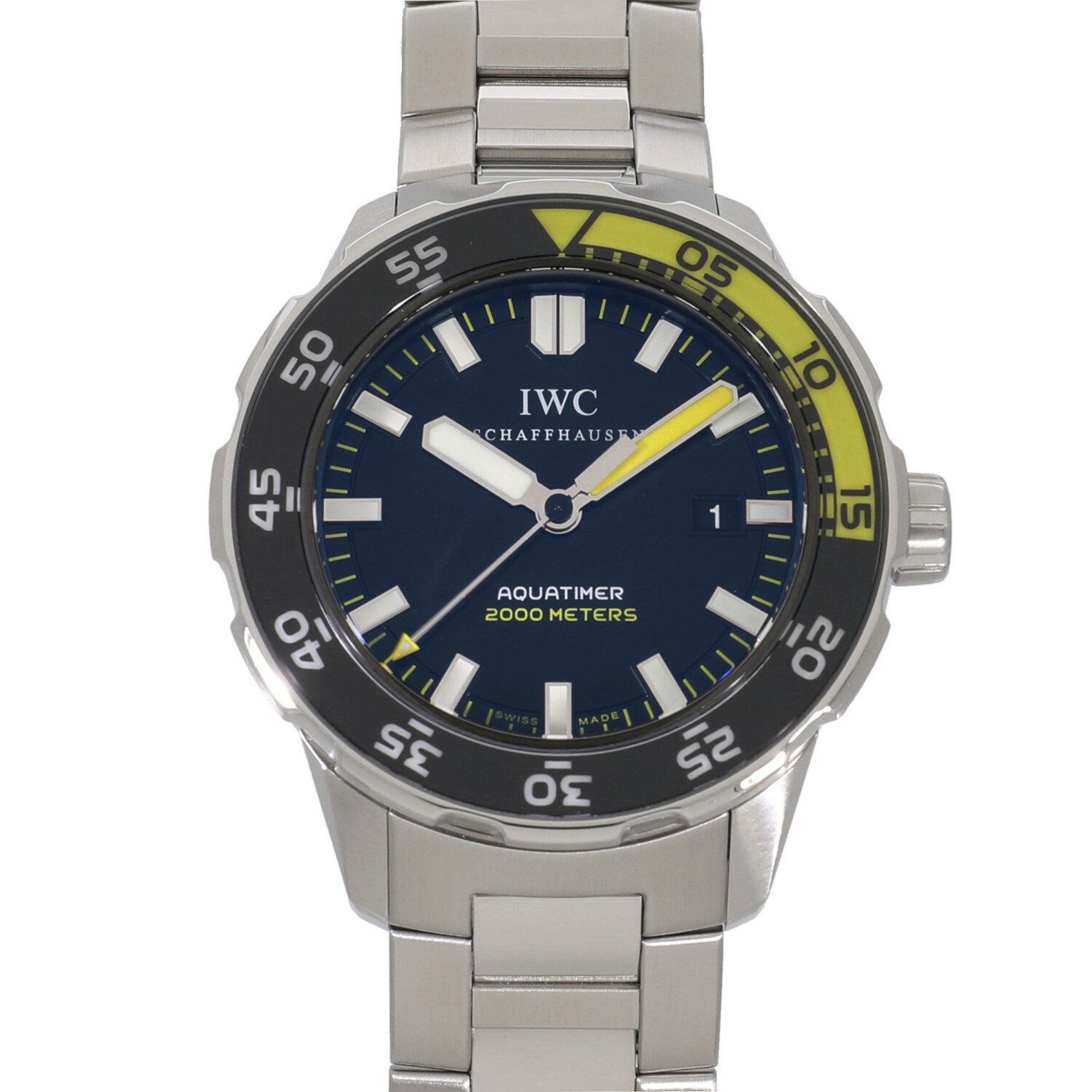 image of IWC Aquatimer Automatic 2000 IW356801 Black Men's Watch
