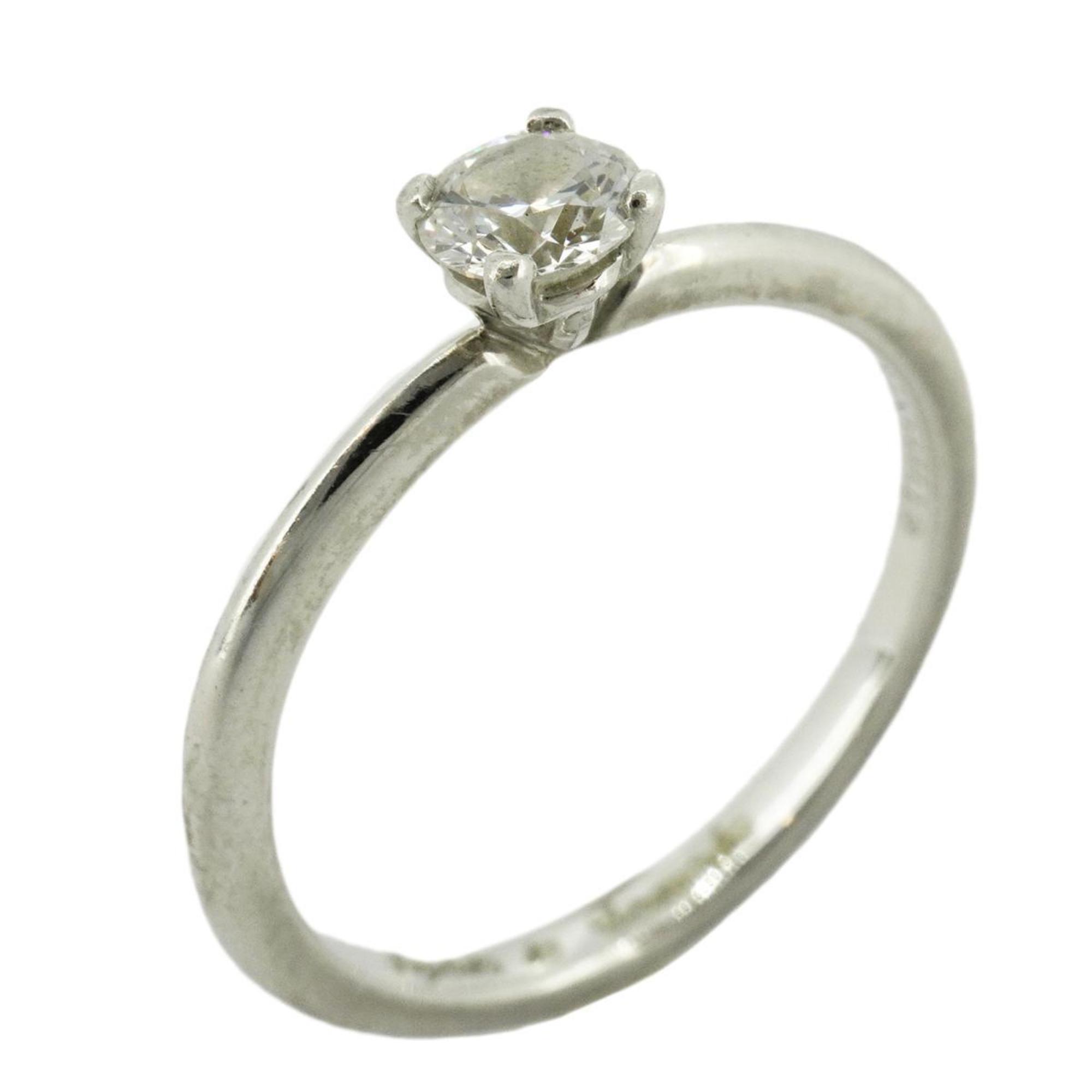 image of TIFFANY Ring Harmony 1PD Diamond Pt950 Platinum 0.20ct Women's