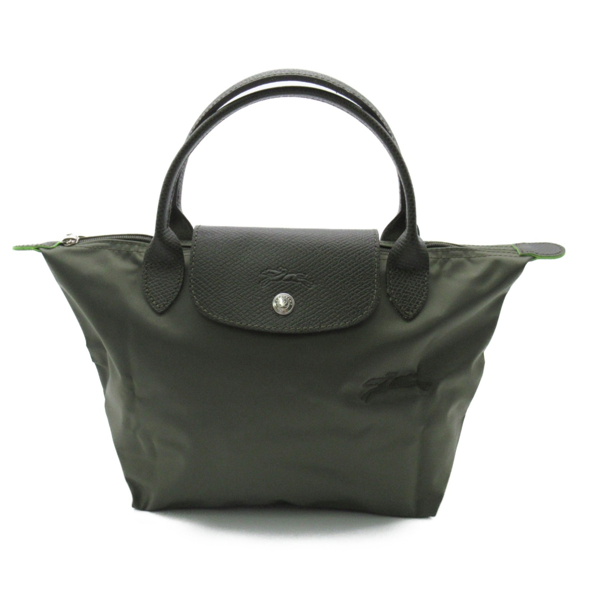 Le Pliage S Top Handbag Forest Recycled Polyamide Canvas L1621919479
