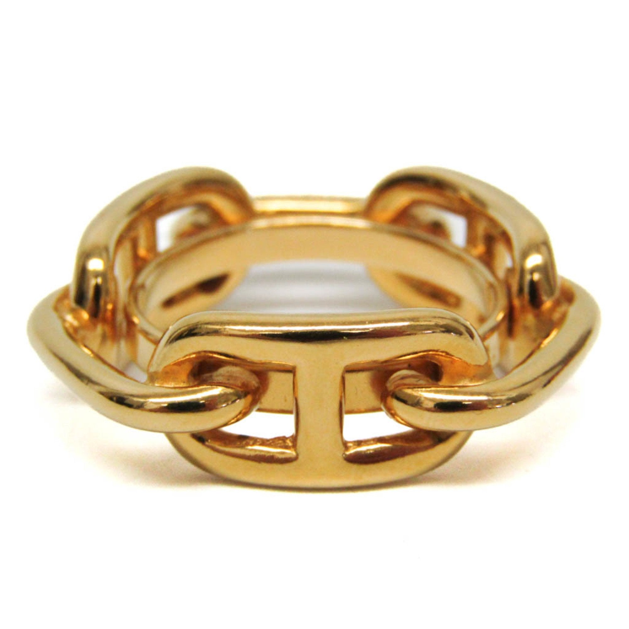 Image of HERMES Metal Scarf Ring Gold Lugate Shane Dunkle