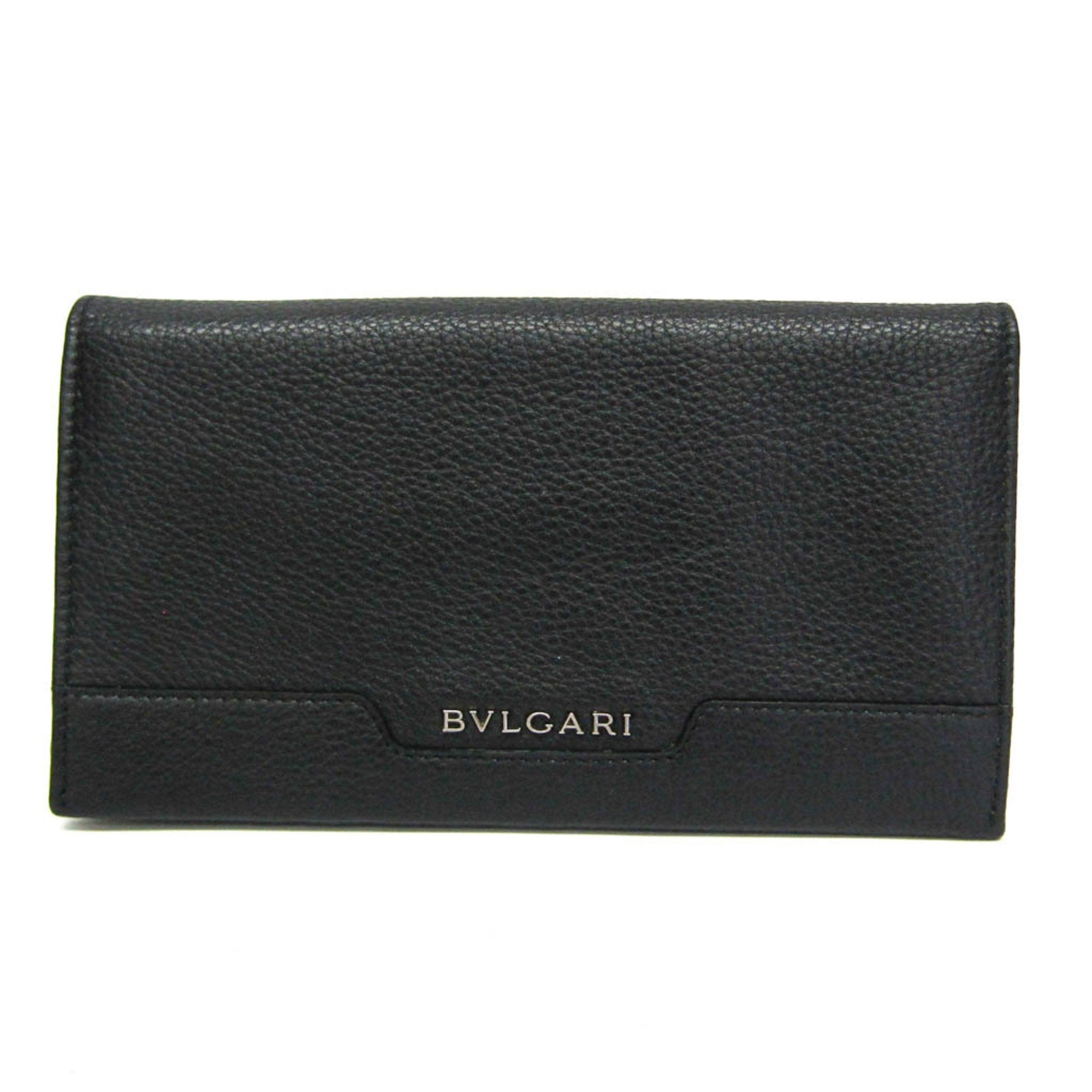 URBAN 33402 Men's Leather Long Wallet [bi-fold] Black