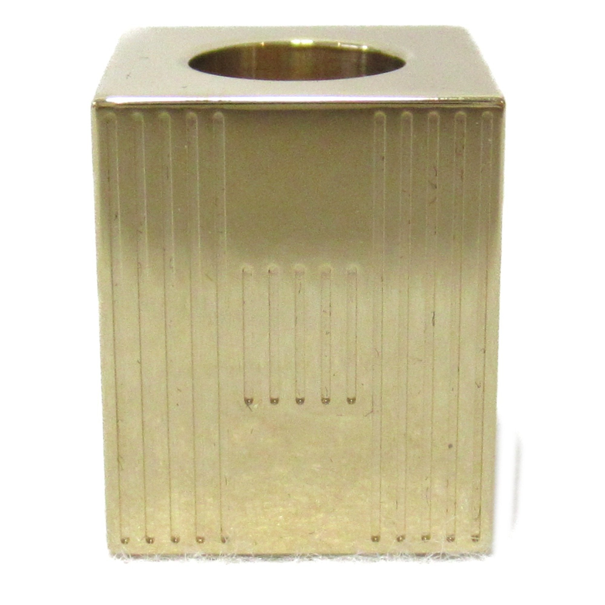 Image of HERMES Twilly Cube Totem Ring H Motif Gold Gold Plated