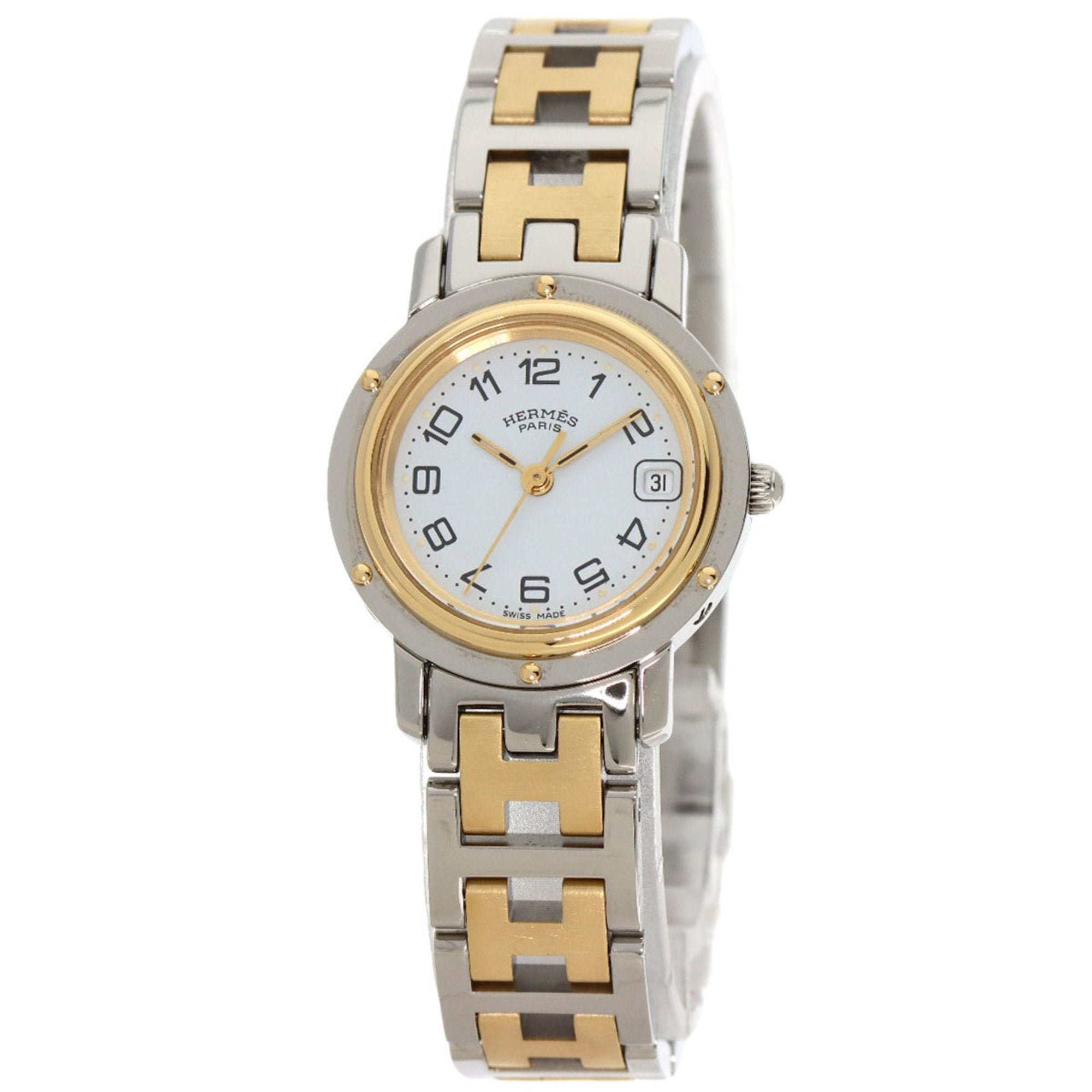 image of HERMES CL4.220 Clipper Watch GP GPxSS Ladies