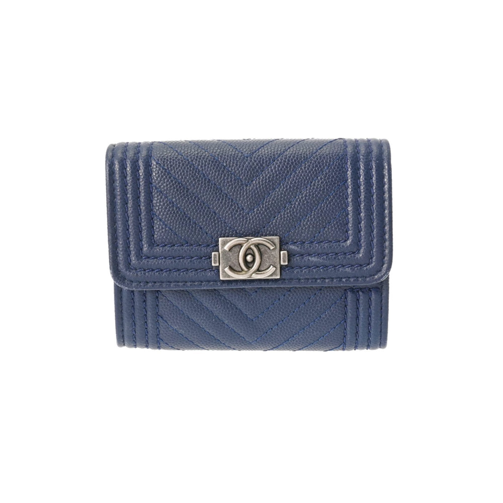 Blue Tone A84311 Women's Caviar Coin Case