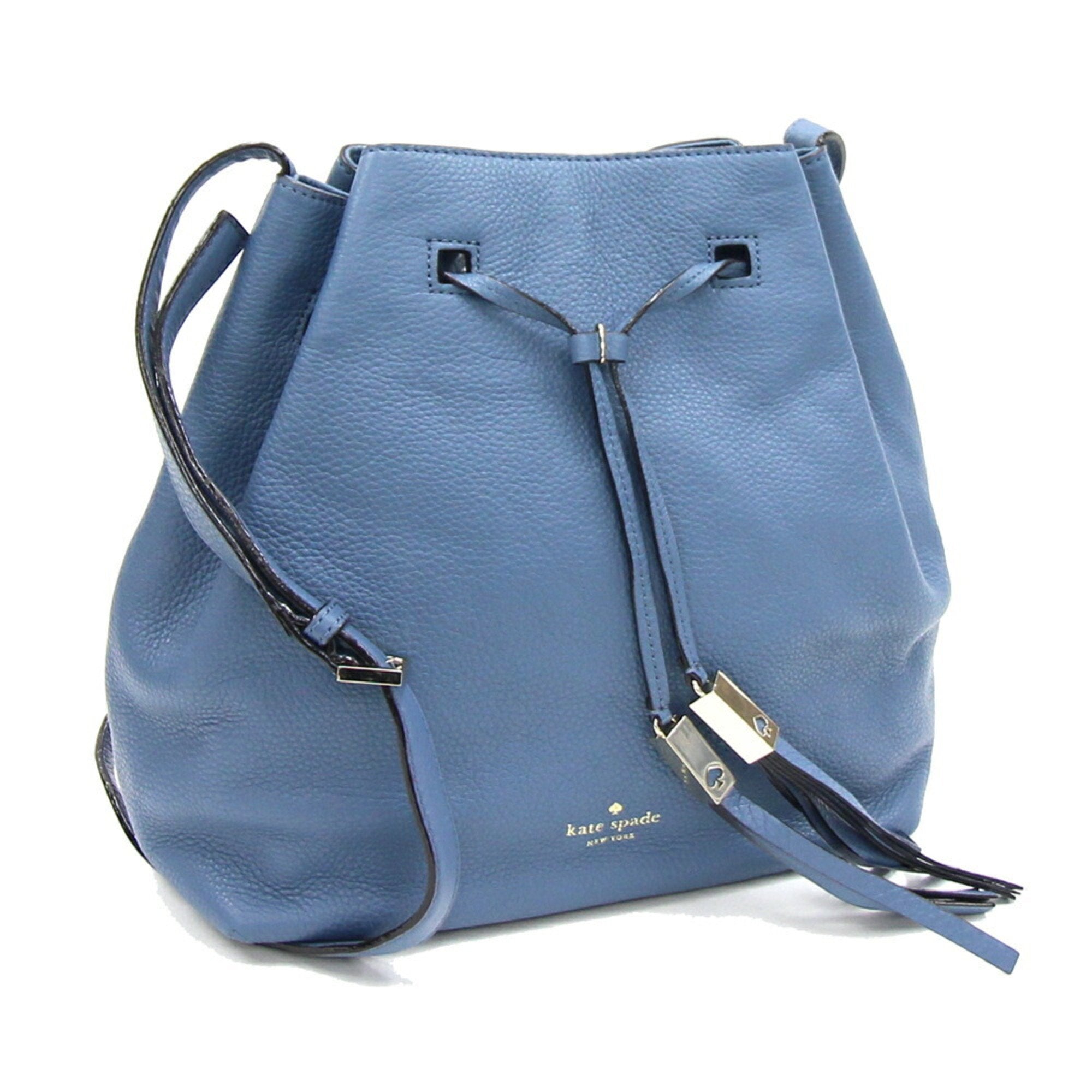 Shoulder Bag Cooper Grey Street WKRU3057 Blue Leather Tassel Women's