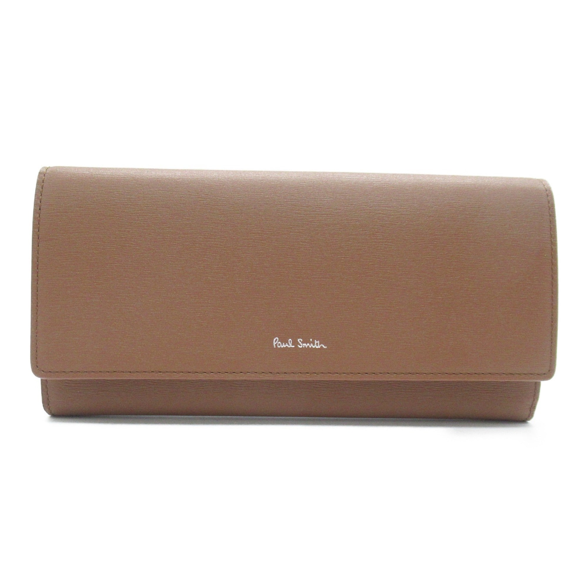 Bifold Long Wallet Brown Tan Leather 4608X62