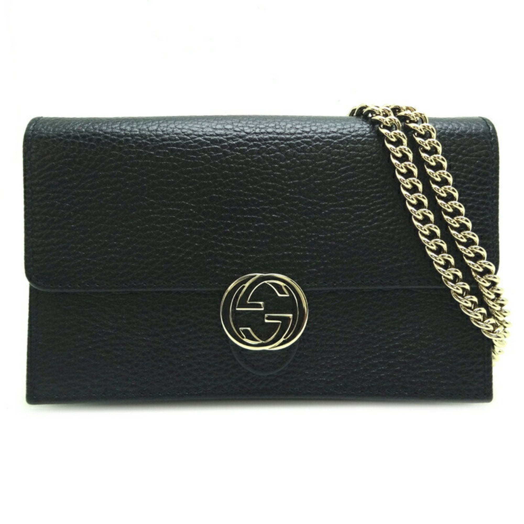 Women's Chain/Shoulder Wallet Black