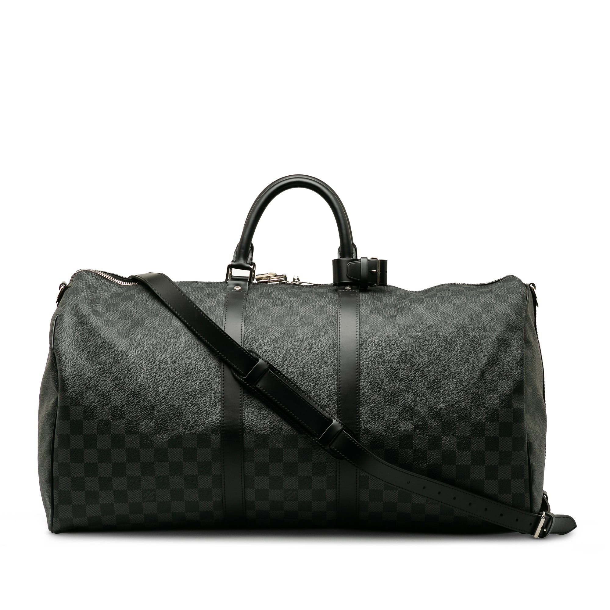 Damier Graphite Keepall Bandouliere 55 Travel Bag