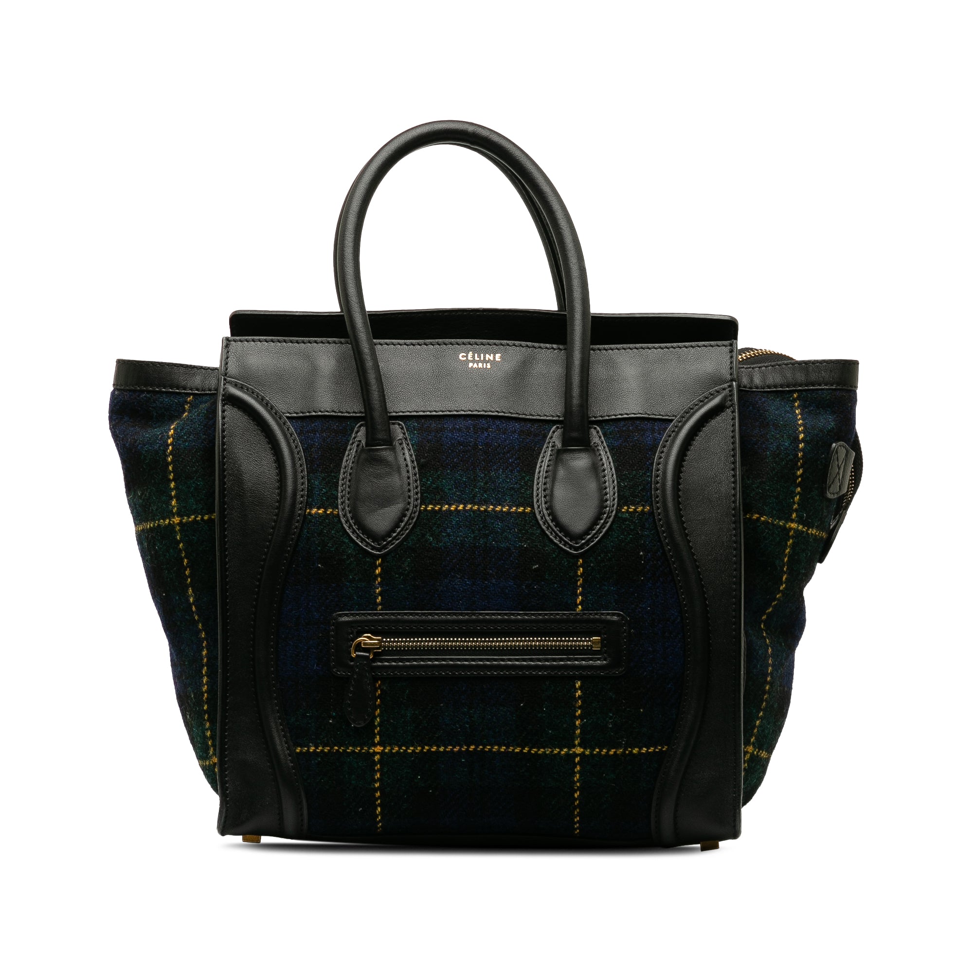 Mini Tartan Luggage Tote Tote Bag