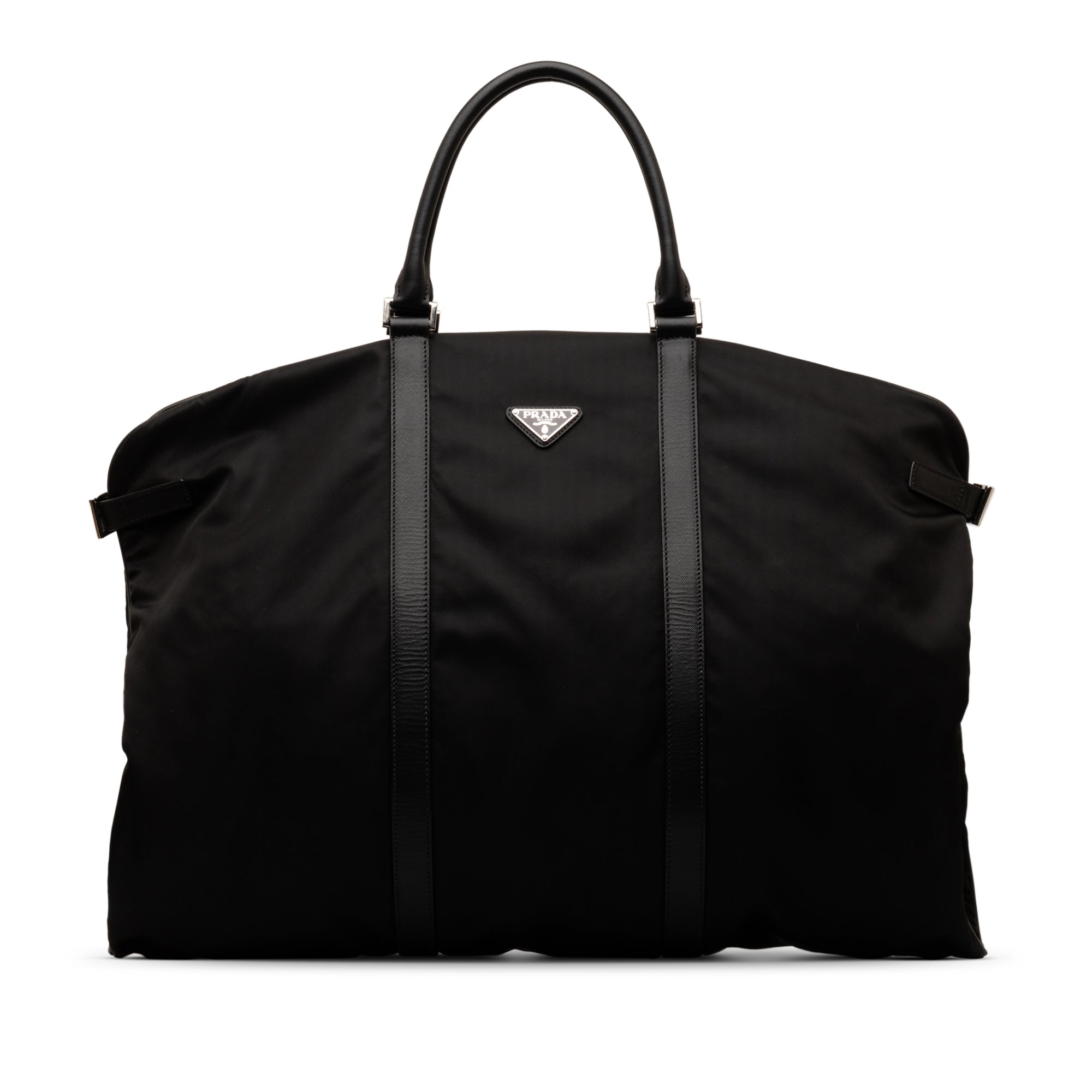 Saffiano Trimmed Tessuto Garment Bag