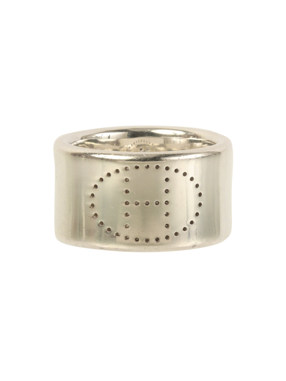 image of HERMES Eclipse Ruban Ring Silver