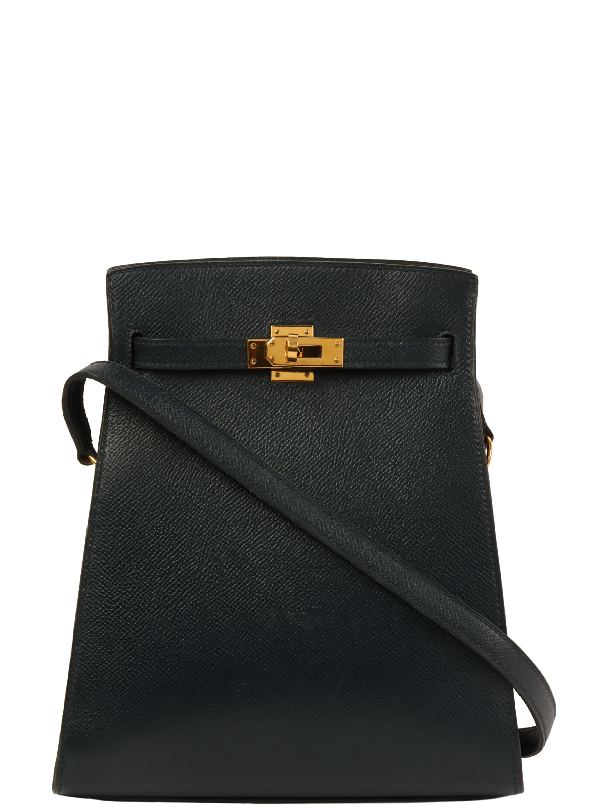 image of HERMES 1994 Made Kelly Sports Pm Blue Indigo