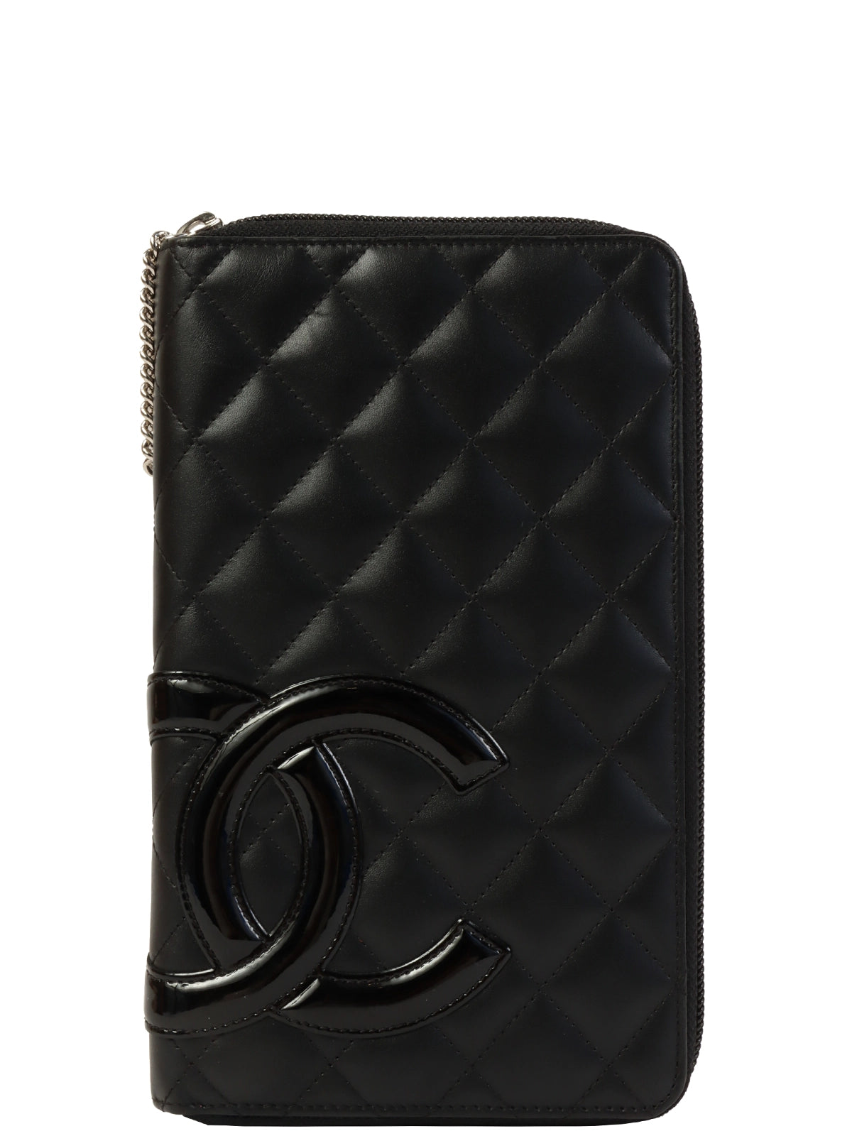 image of CHANEL Around 2012 Made Cambon Long Wallet Black