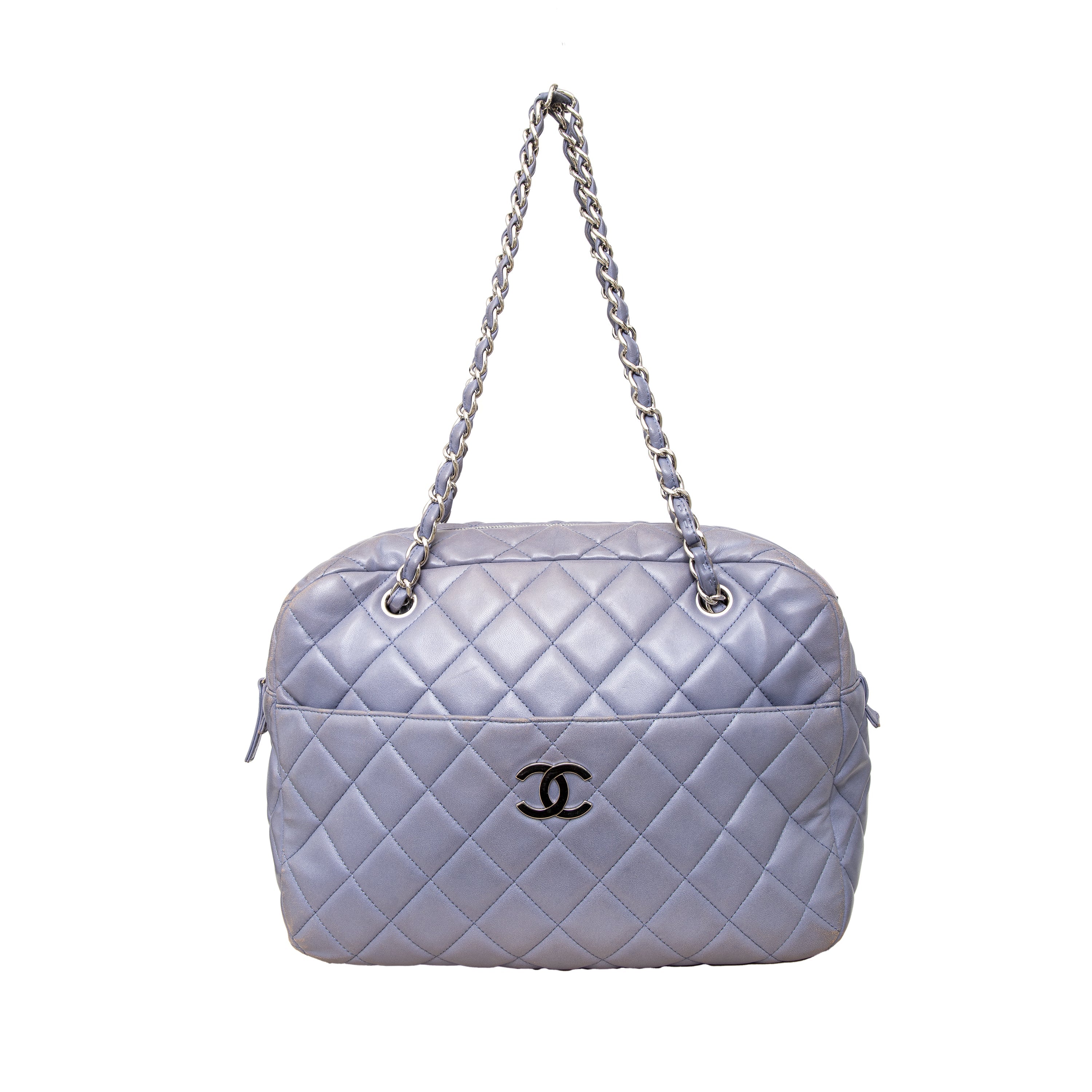 Image of CHANEL Chanel Quilted Leather Camera Bag