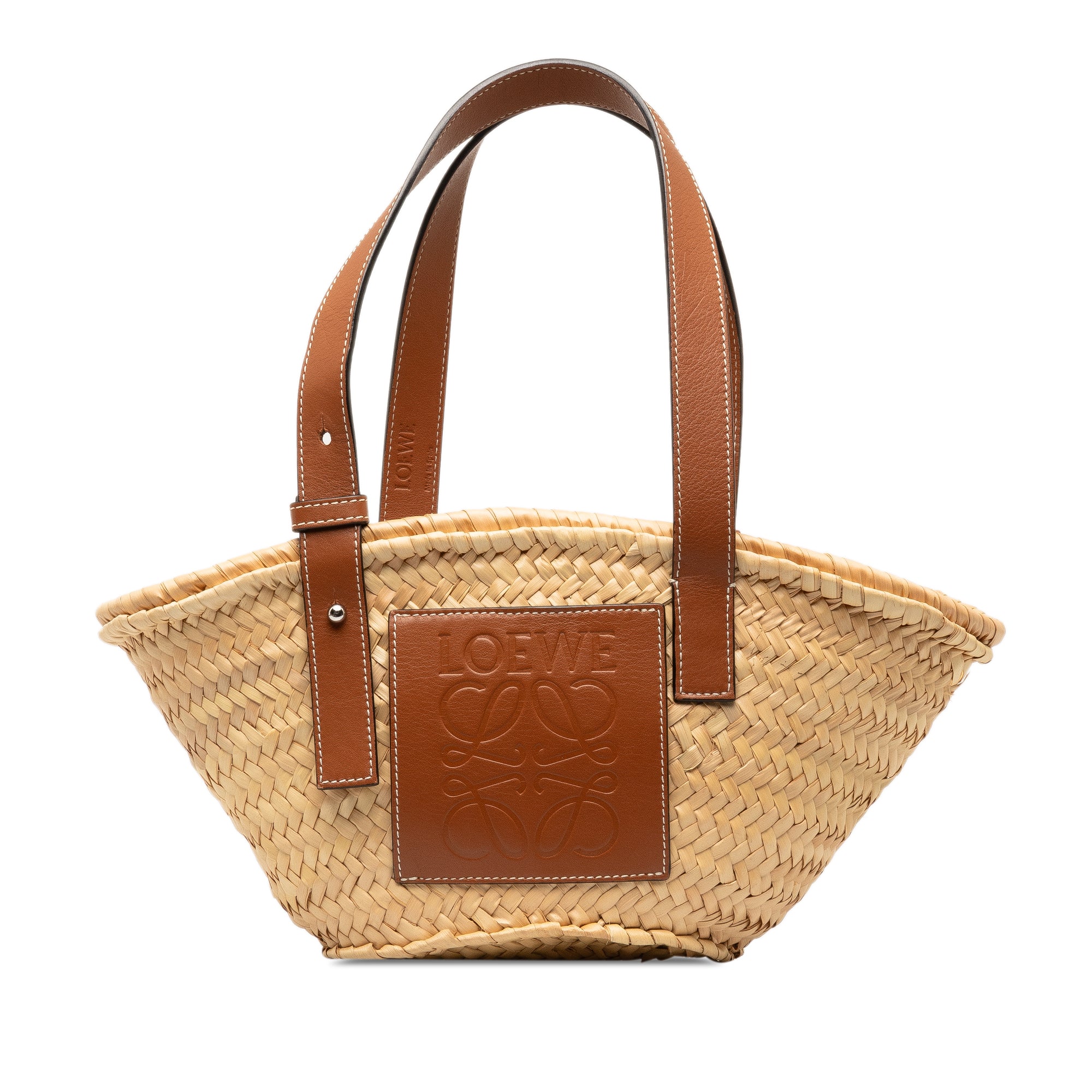 Small Raffia Basket Tote Tote Bag