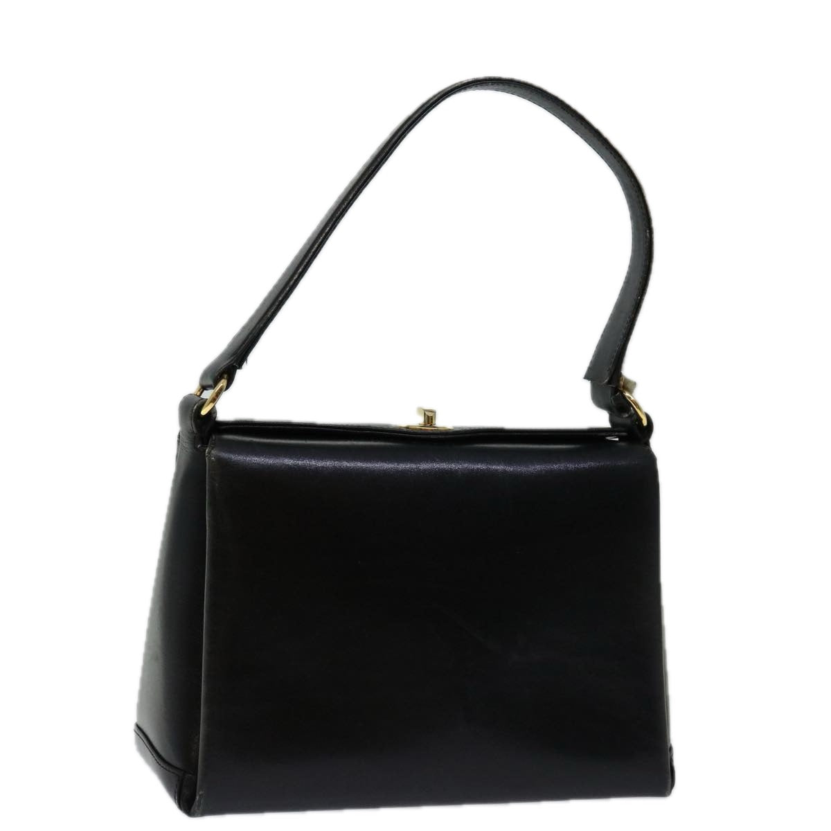 Image of GUCCI Hand Bag Leather Black Auth ep3814