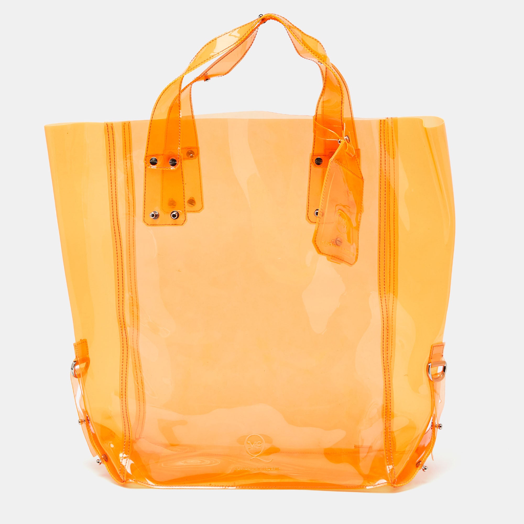 Orange PVC Tote