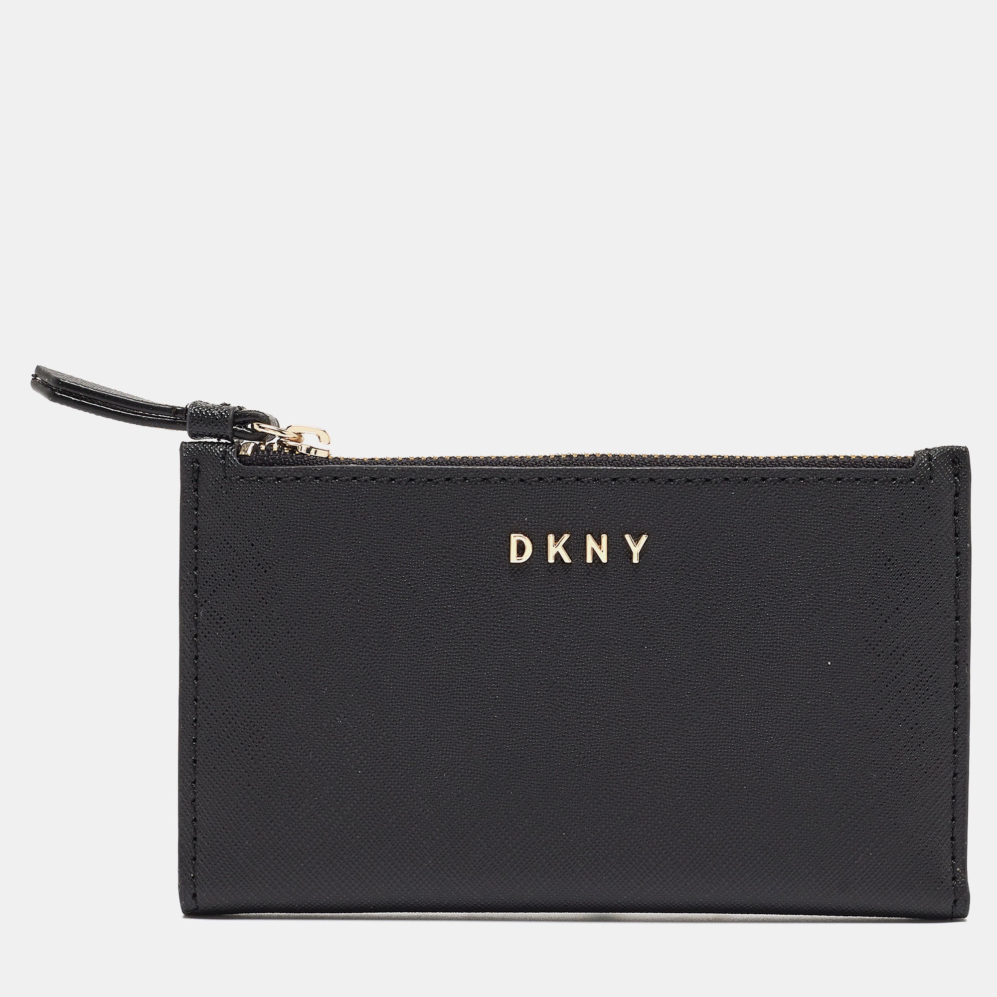 Black Leather Bryant Park Compact Wallet