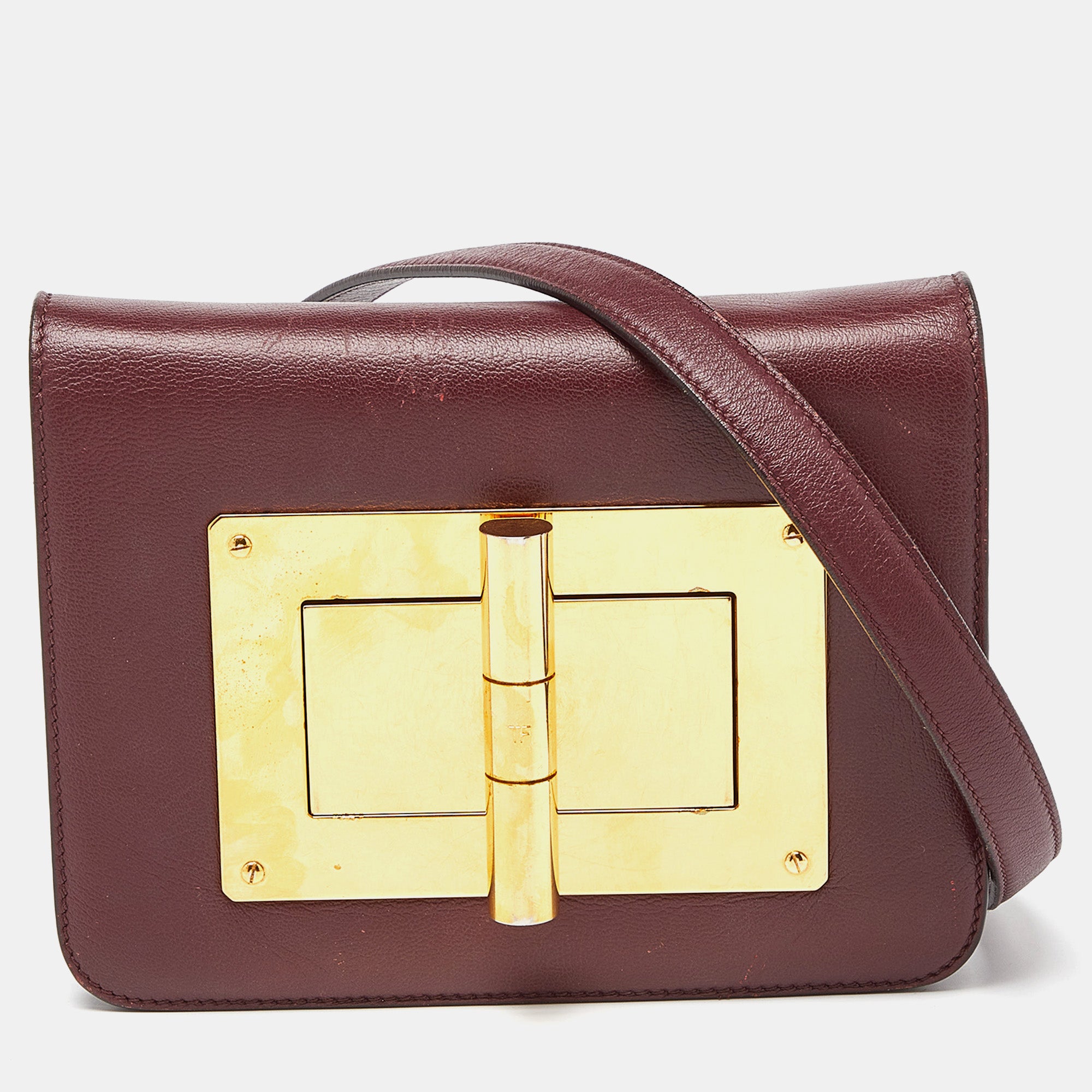 Leather Small Natalia Crossbody Bag