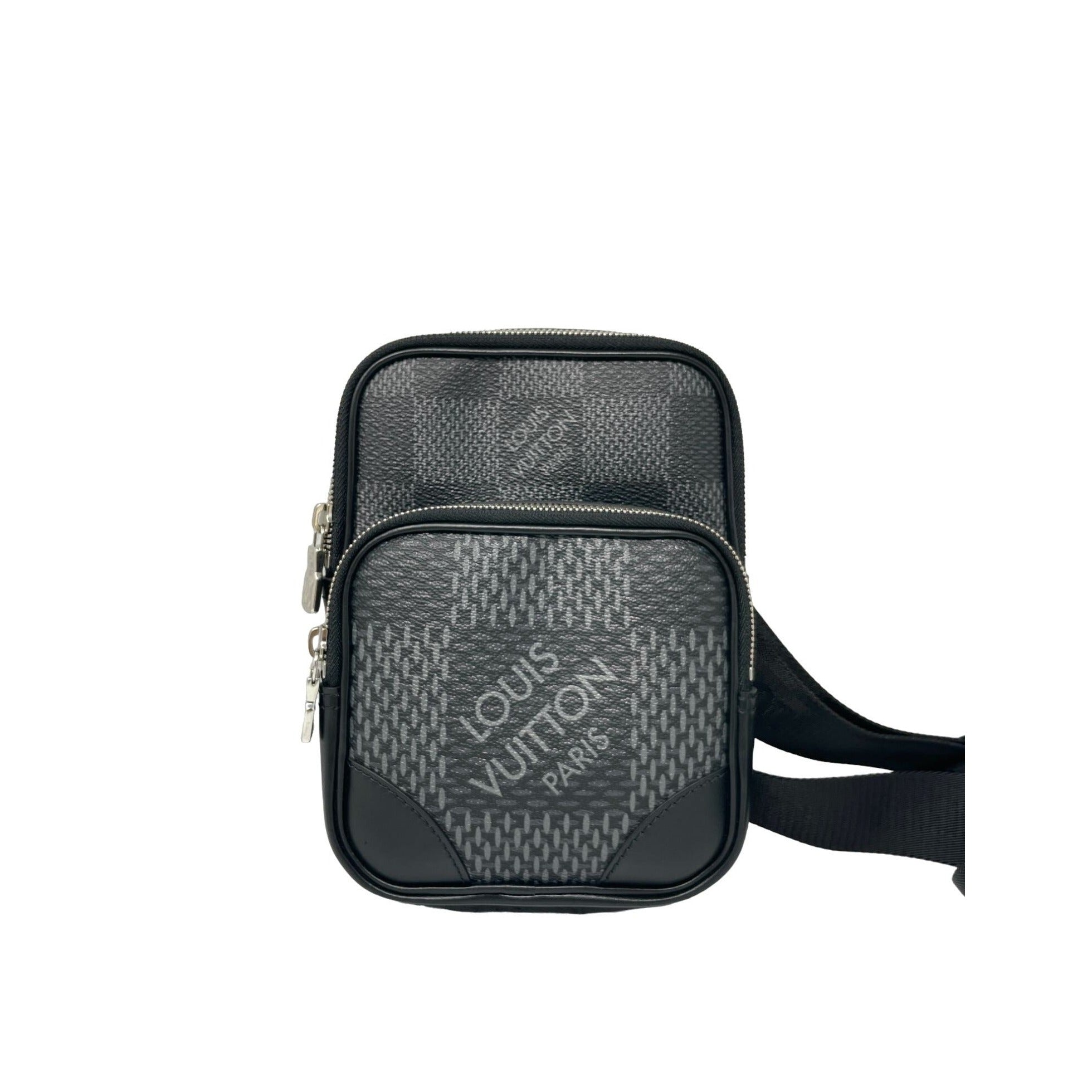 Image of LOUIS VUITTON Louis Vuitton Damier Graphite Amazone Sling 3D - Black