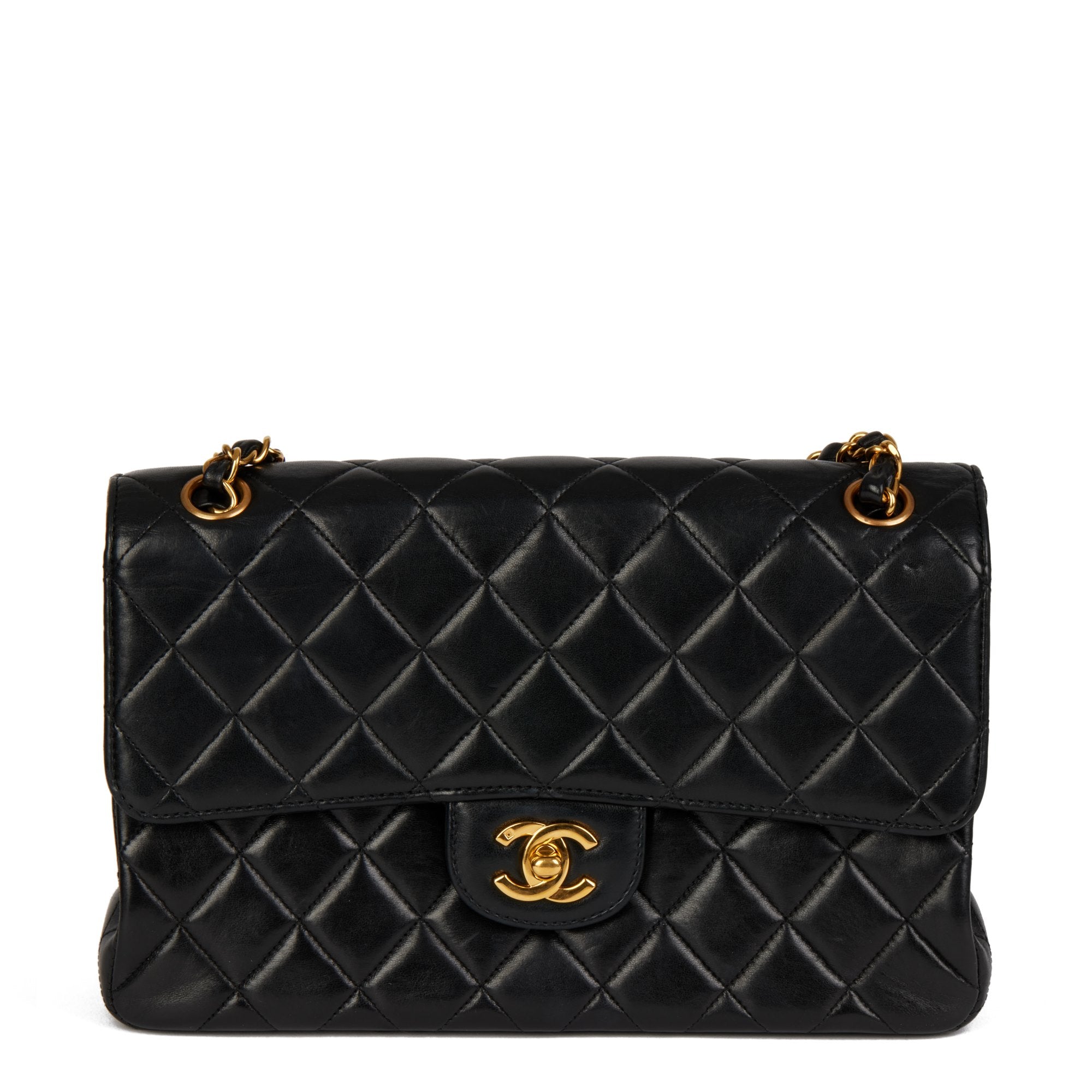 Chanel Vintage Classic Double 10 Med Flap Bag  ADL1536  LuxuryPromise