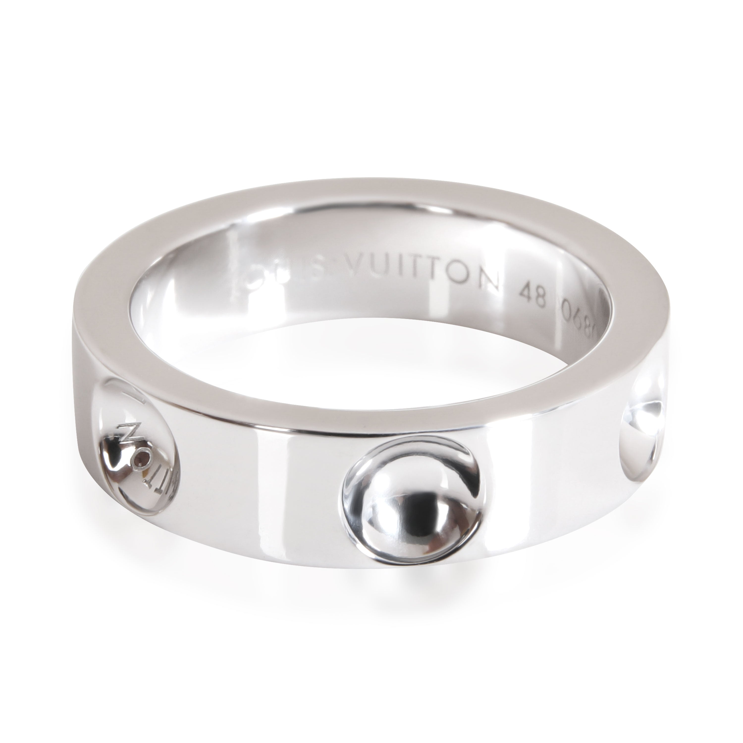 LOUIS VUITTON Empreinte 5 mm Band in 18K White Gold Product Image