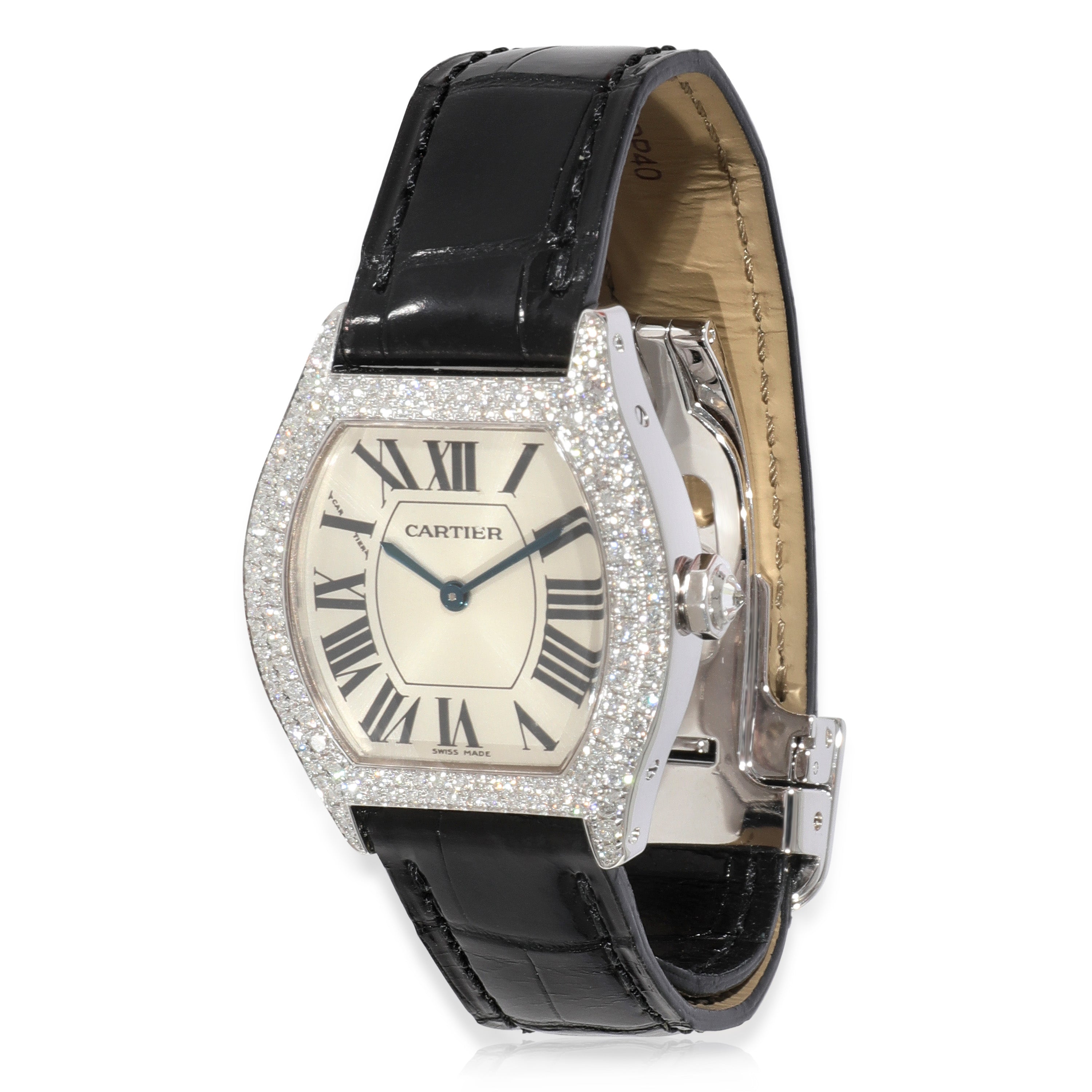 CARTIER Tortue 2644 Women's Watch in 18kt White Gold Product Image