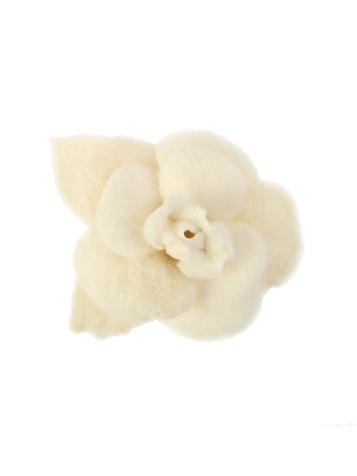 image of CHANEL Camellia Motif Brooch White