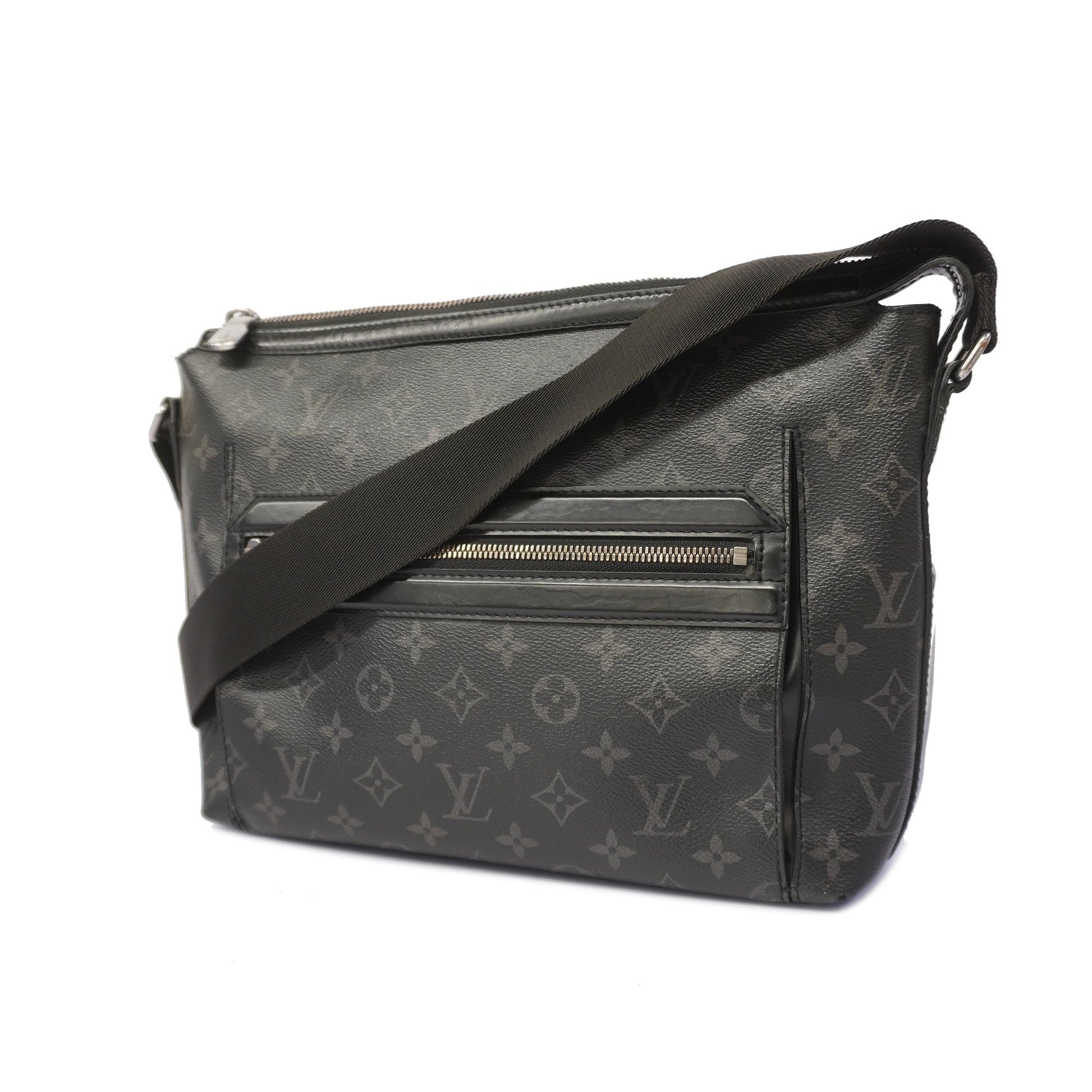 Louis+Vuitton+Odyssey+Messenger+Bag+MM+Black+Canvas for sale