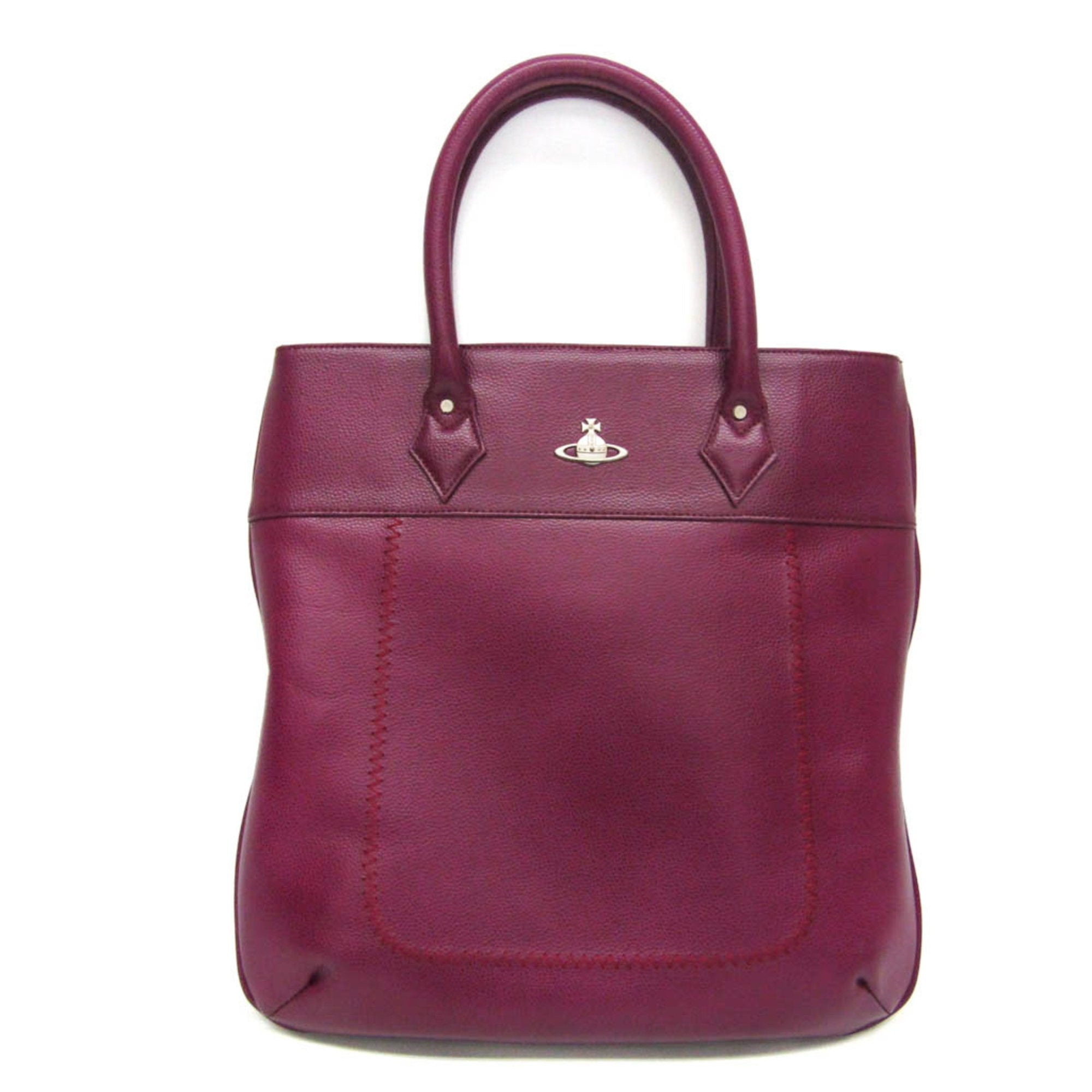 Women's Leather Handbag Purple