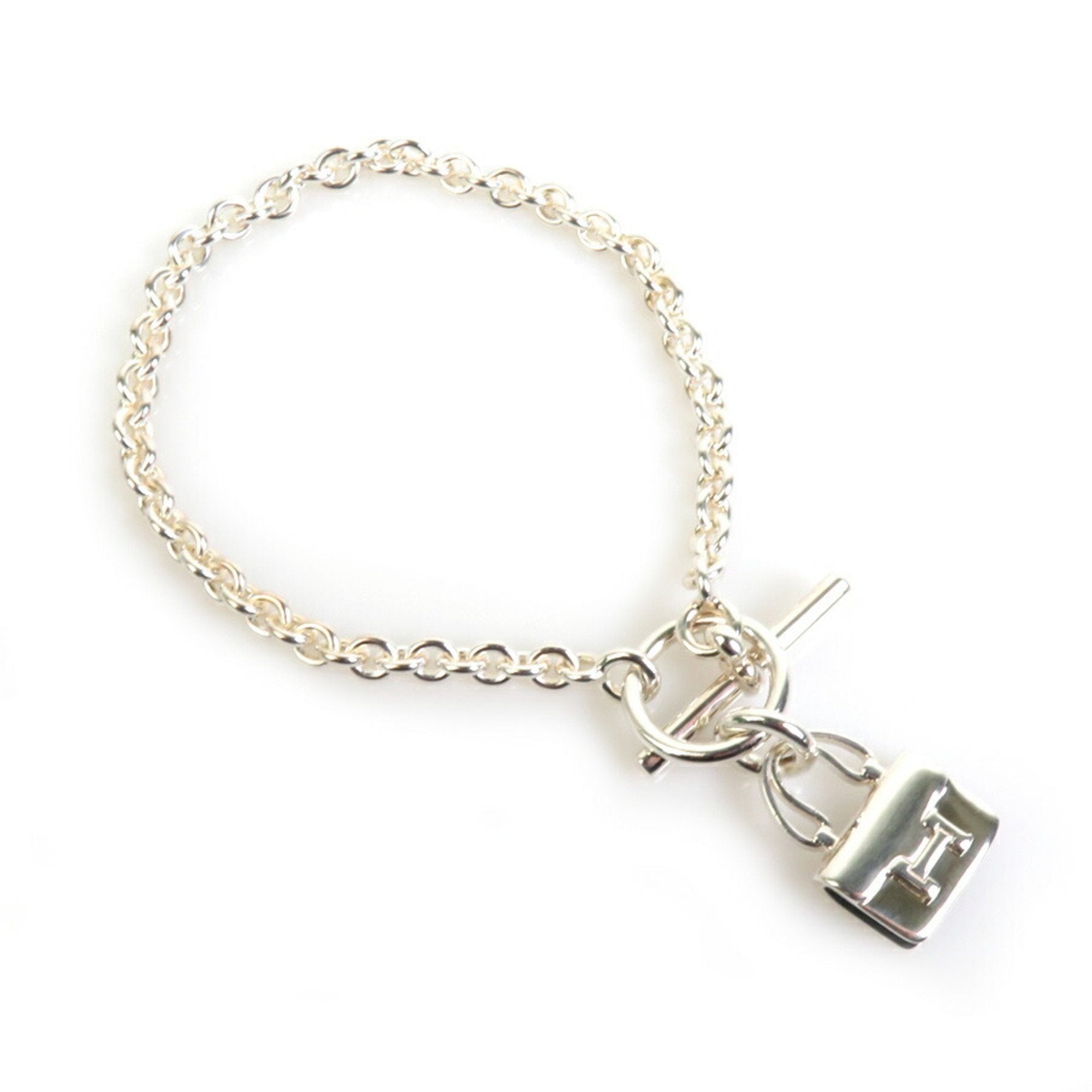 Image of HERMES Bracelet Amulet Constance Silver 925 Women's