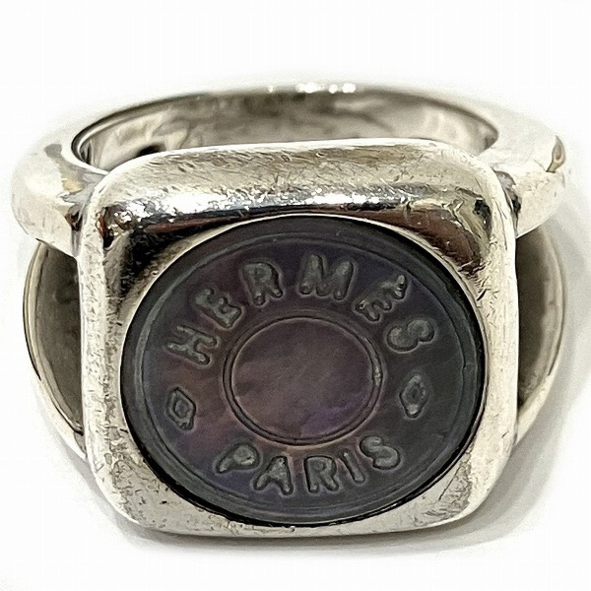 image of HERMES Corozo Serie Shell Ring Brand Accessories Ladies