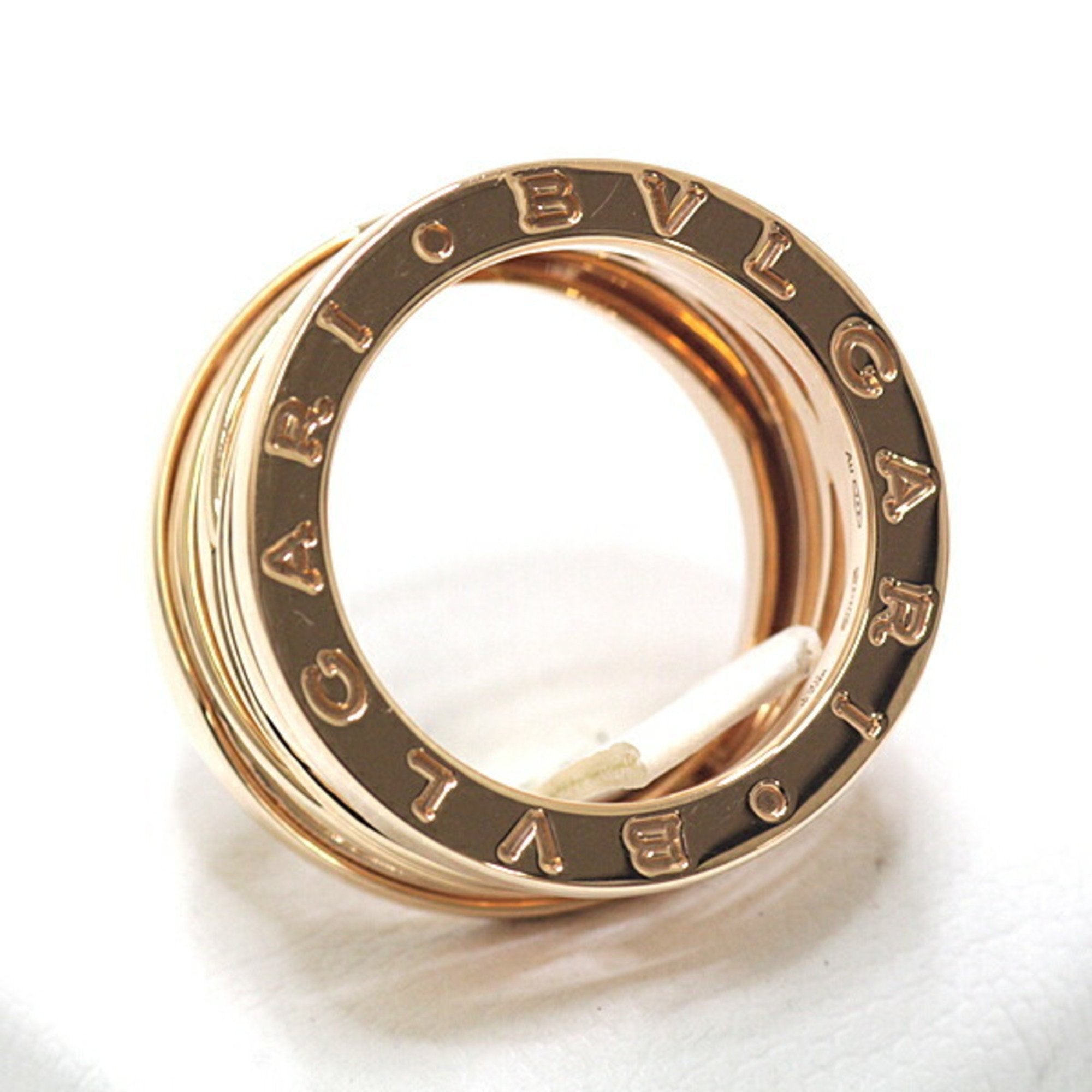 Bvlgari B Zero One Design Legend Ring AN858030 750PG # 53 (Actual size