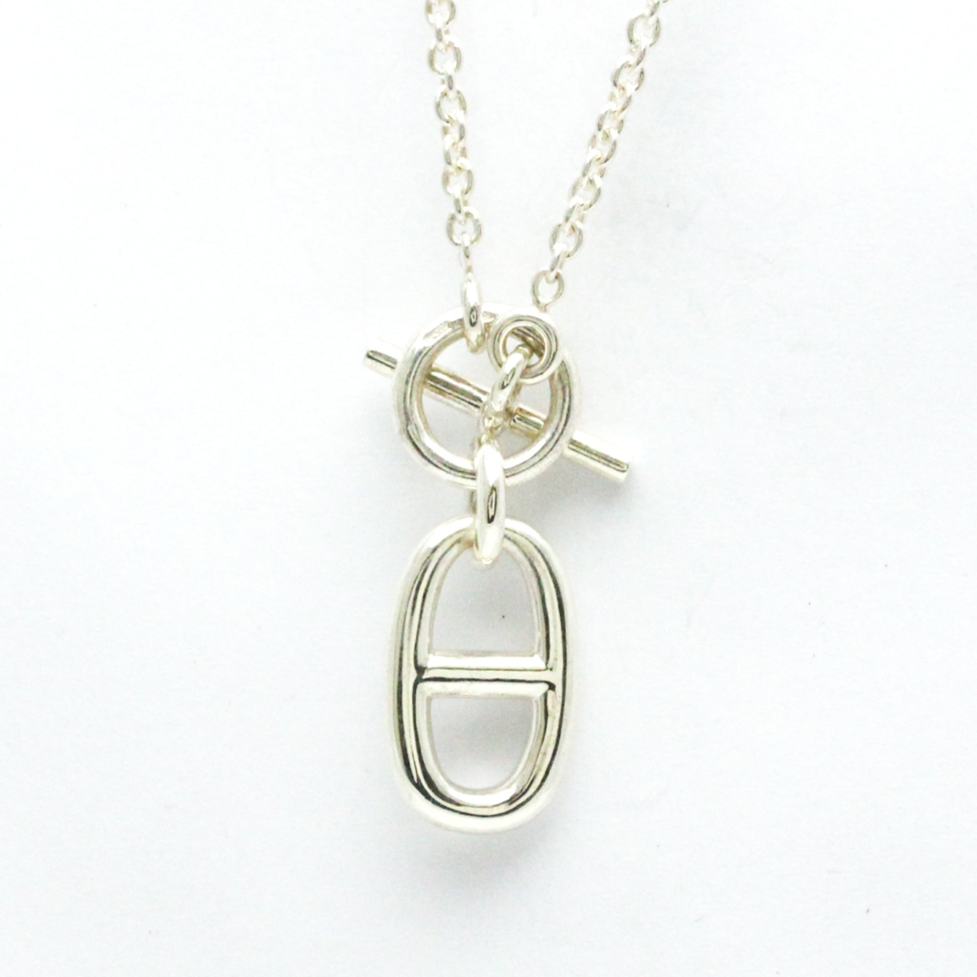 Image of HERMES Chaine D'Ancre Silver 925 No Stone Men,Women Fashion Pendant Necklace [Silver]