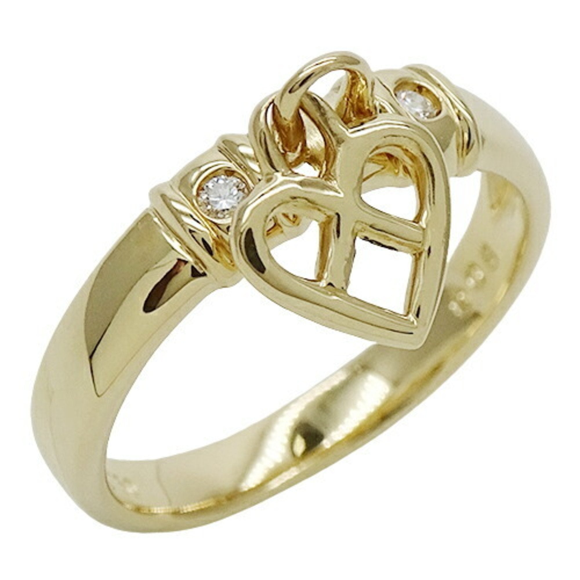 Christian Dior Diamante Logo Ring Set  FRUIT Vintage