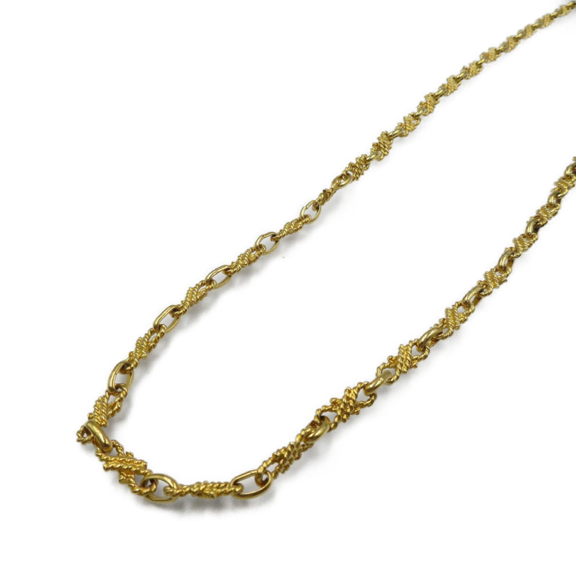 Image of celine metal gold necklace