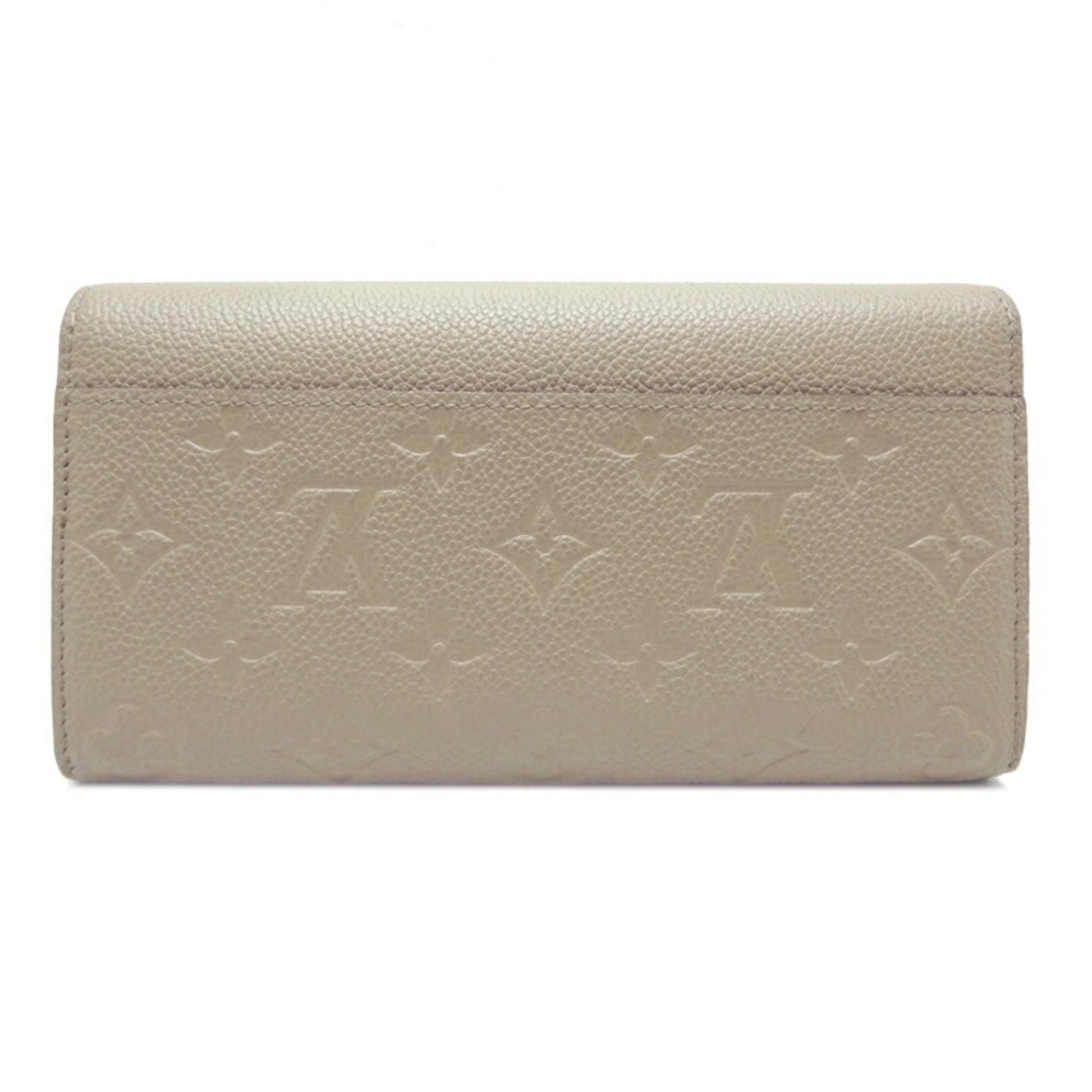 Sarah leather wallet Louis Vuitton Beige in Leather - 29466475