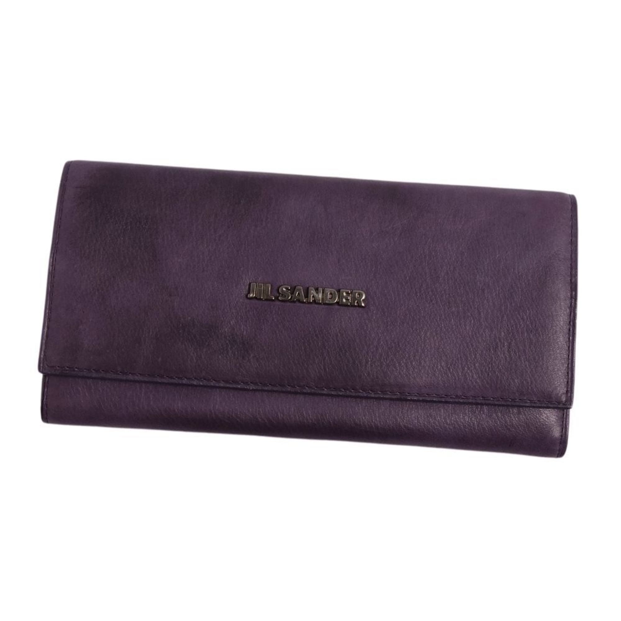 Wallet Leather Women's Purple