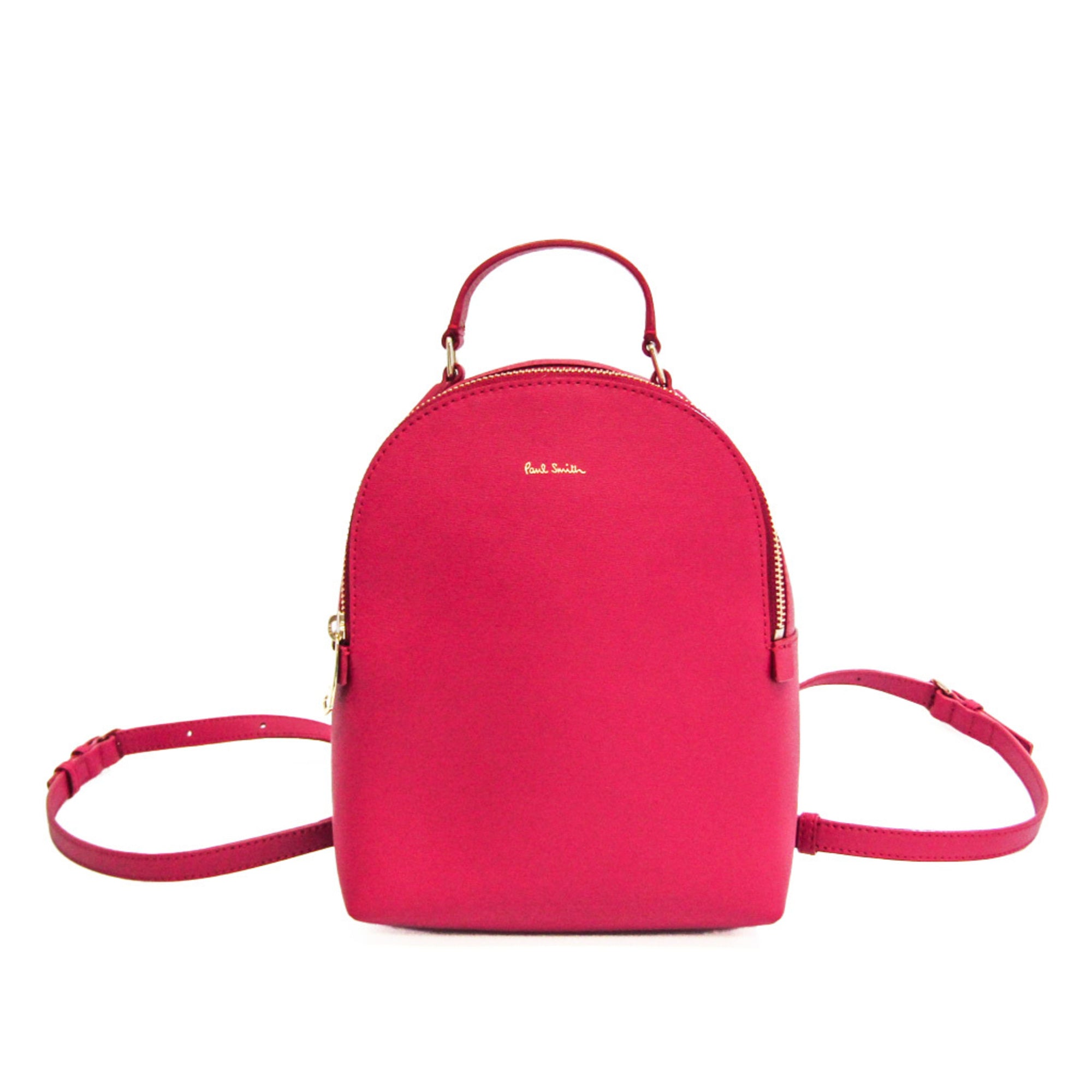 Women's Leather Backpack Pink