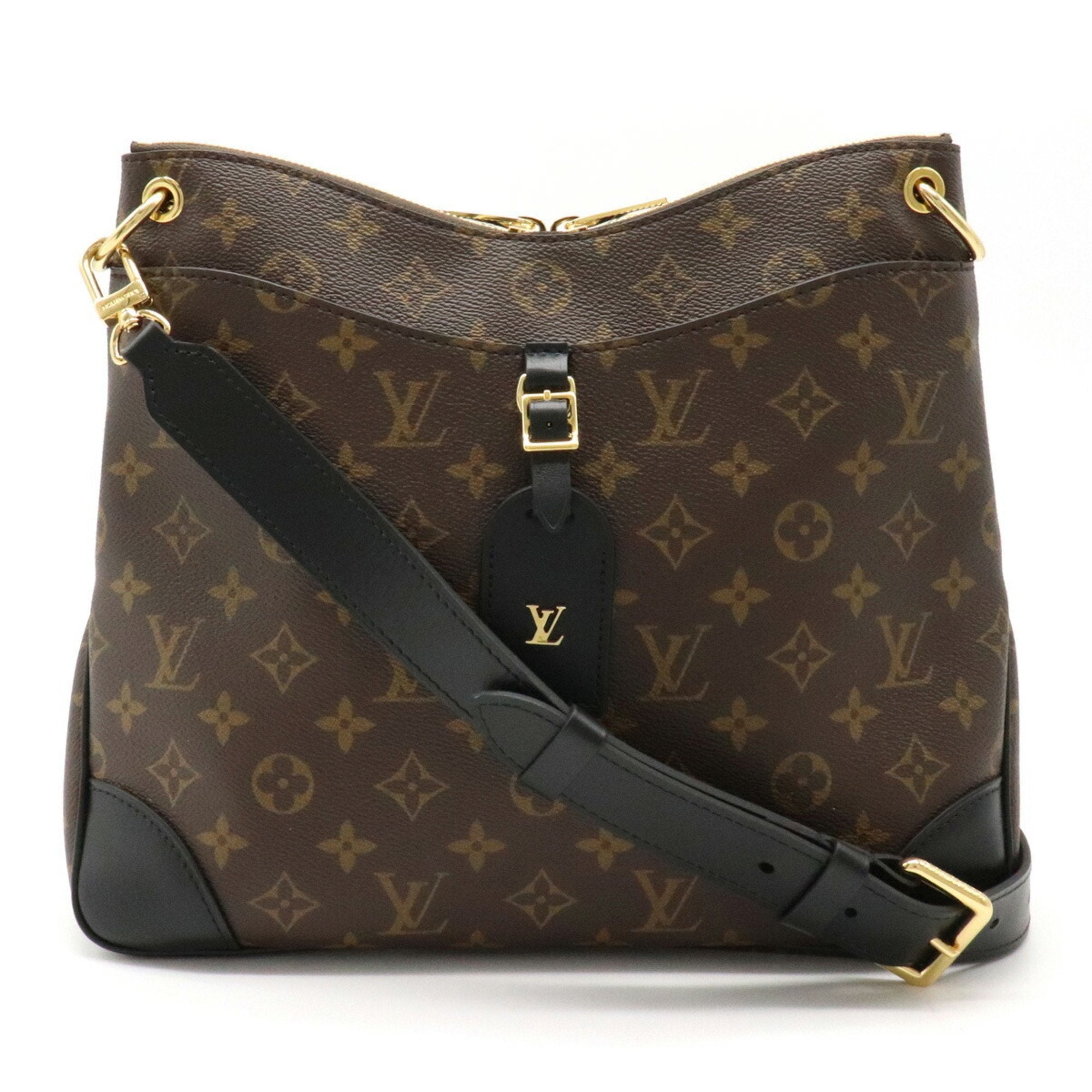 Louis Vuitton Monogram Canvas & Noir Leather Manhattan NM