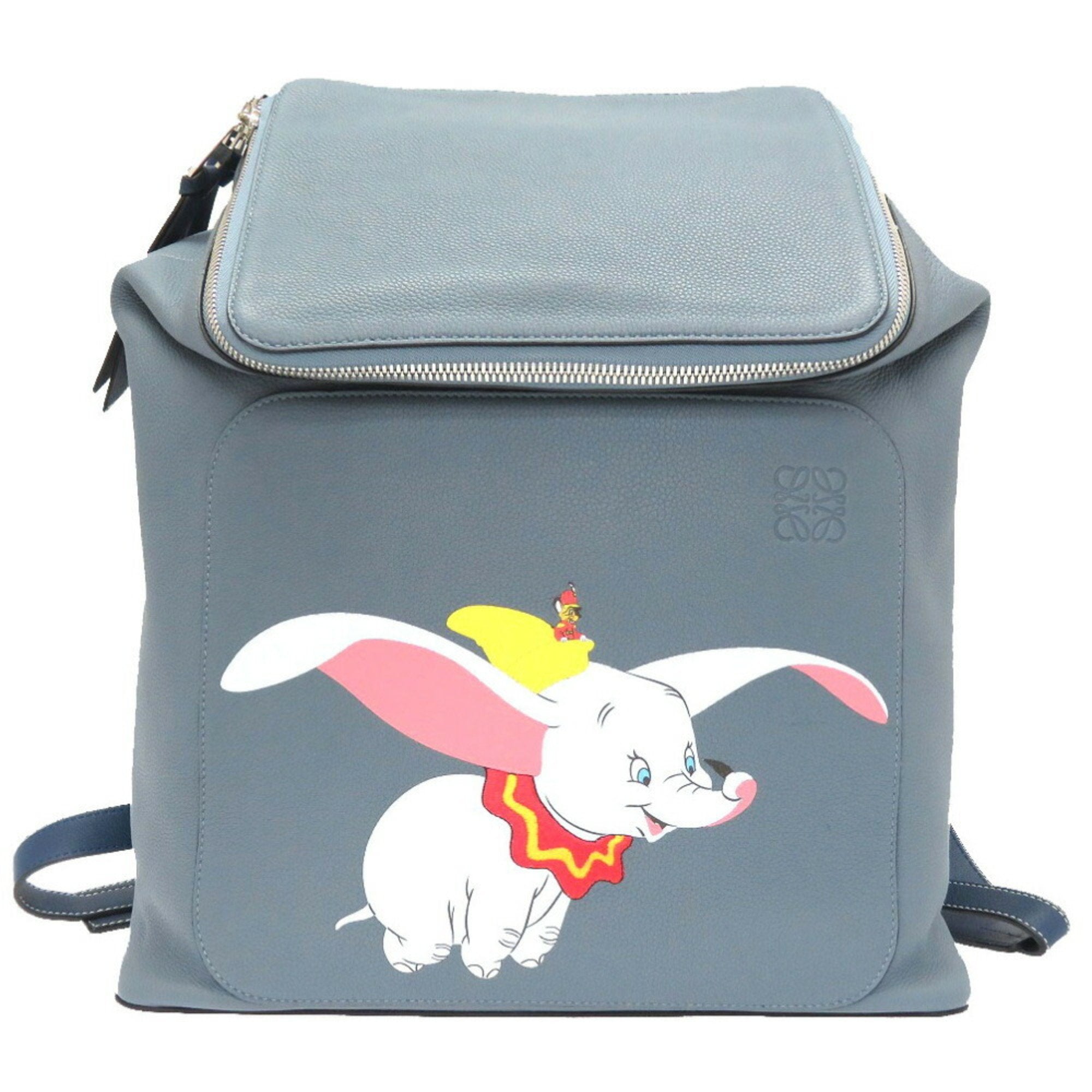 Dumbo Capsule Collection Leather Blue Rucksack Backpack Limited 0004