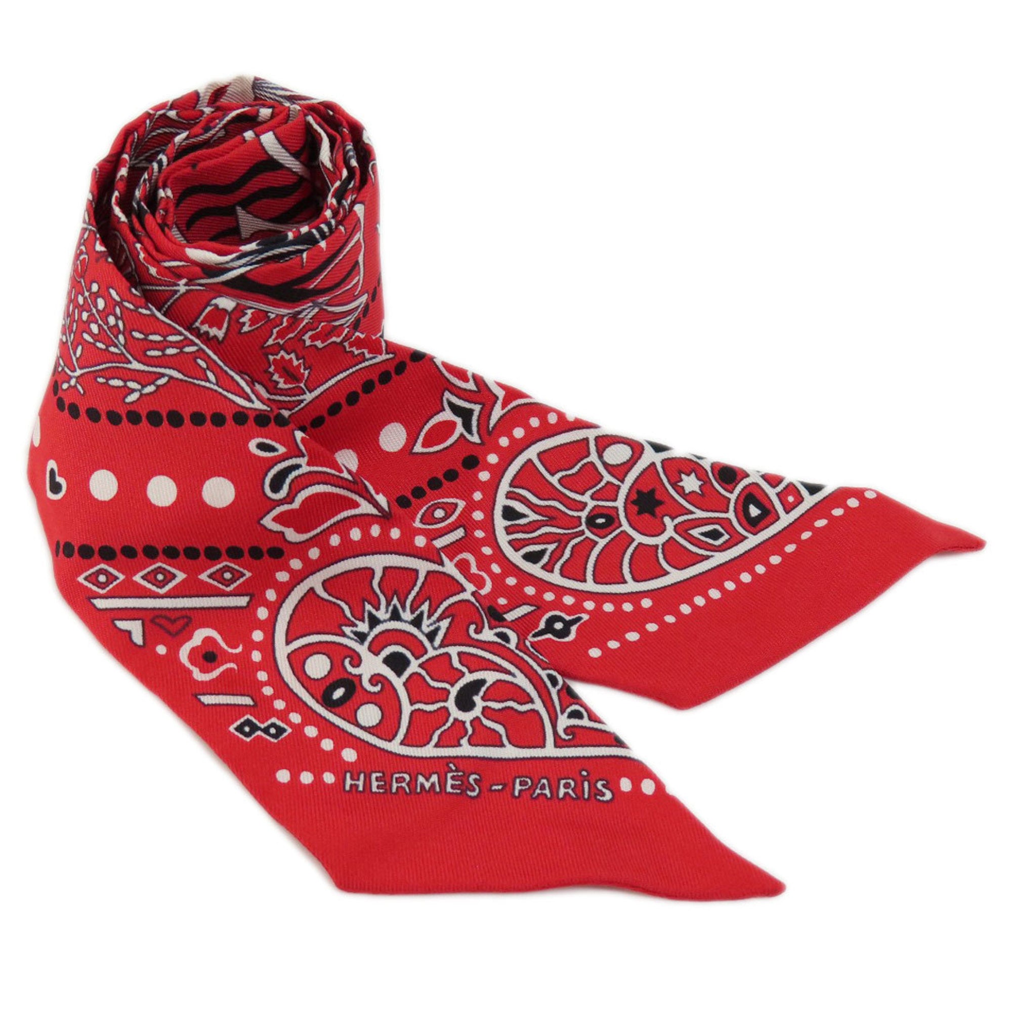 image of HERMES Twilly Scarf Muffler Silk Women's