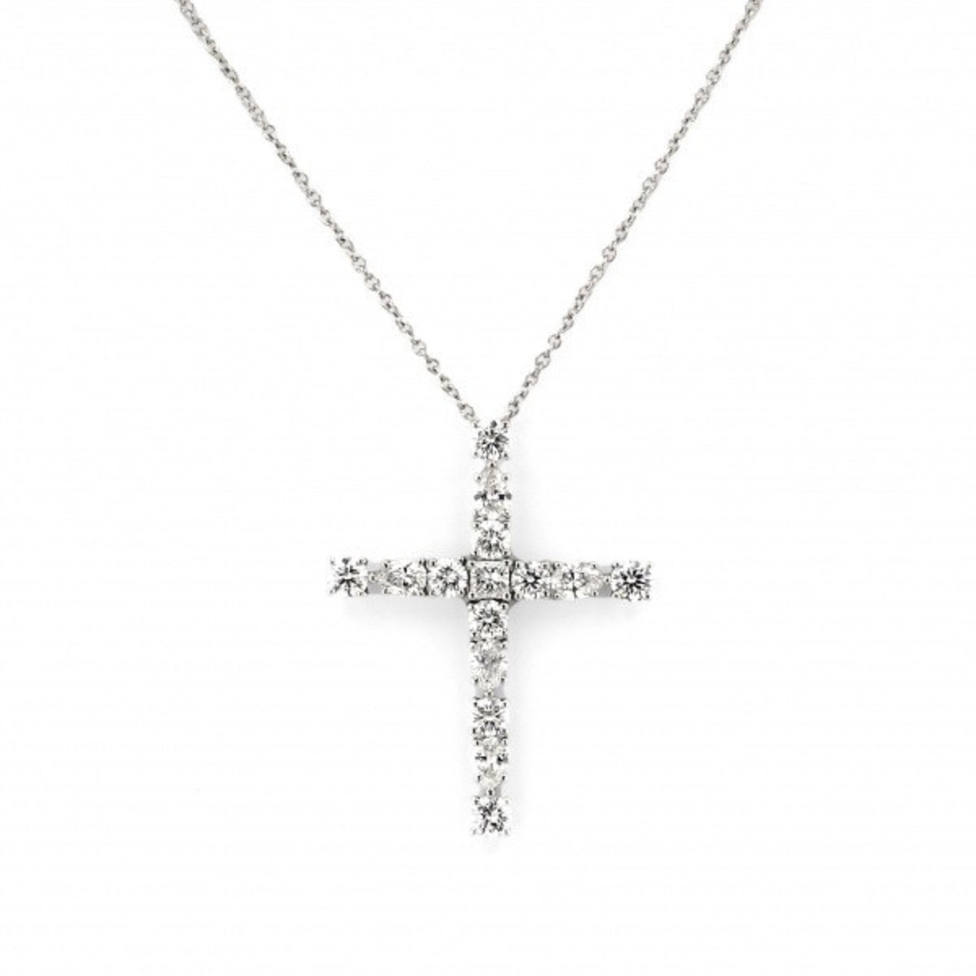 image of HARRY WINSTON Madonna Cross Necklace/Pendant PT950
