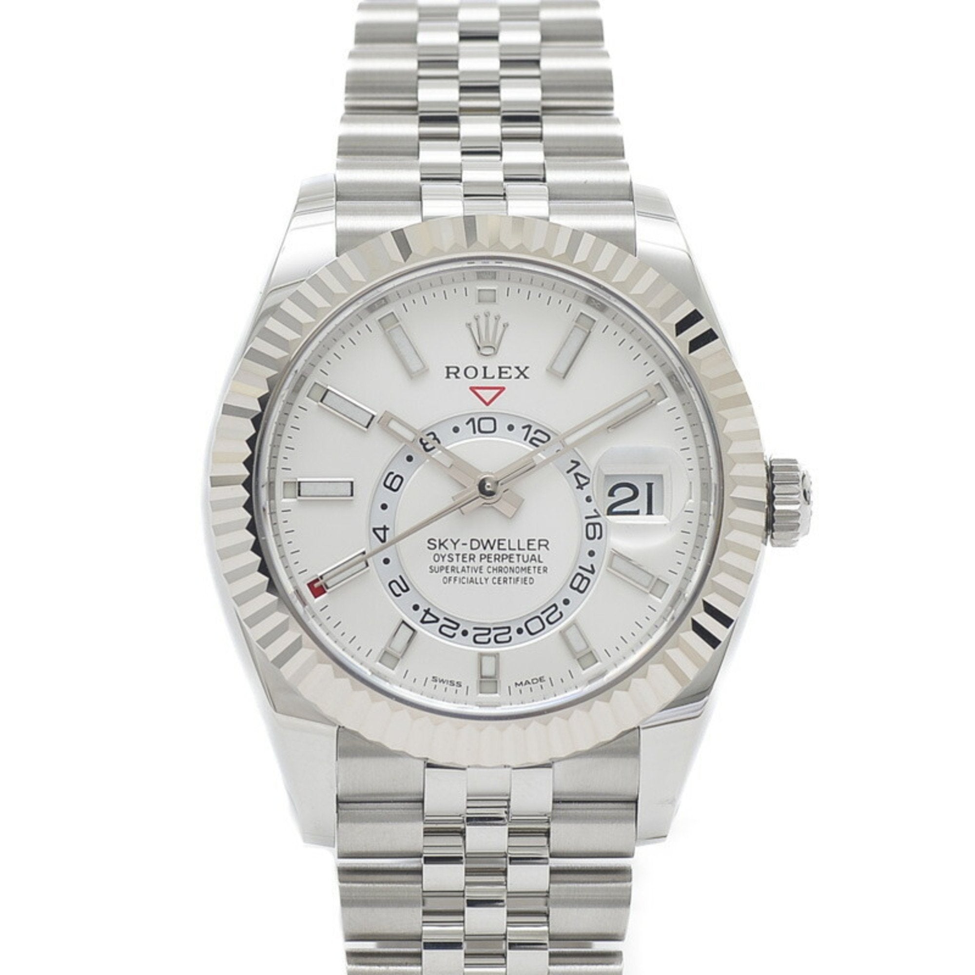 Image of ROLEX Sca-Dweller Watch 326934 Silver Dial Random Serial Purchased August 2023