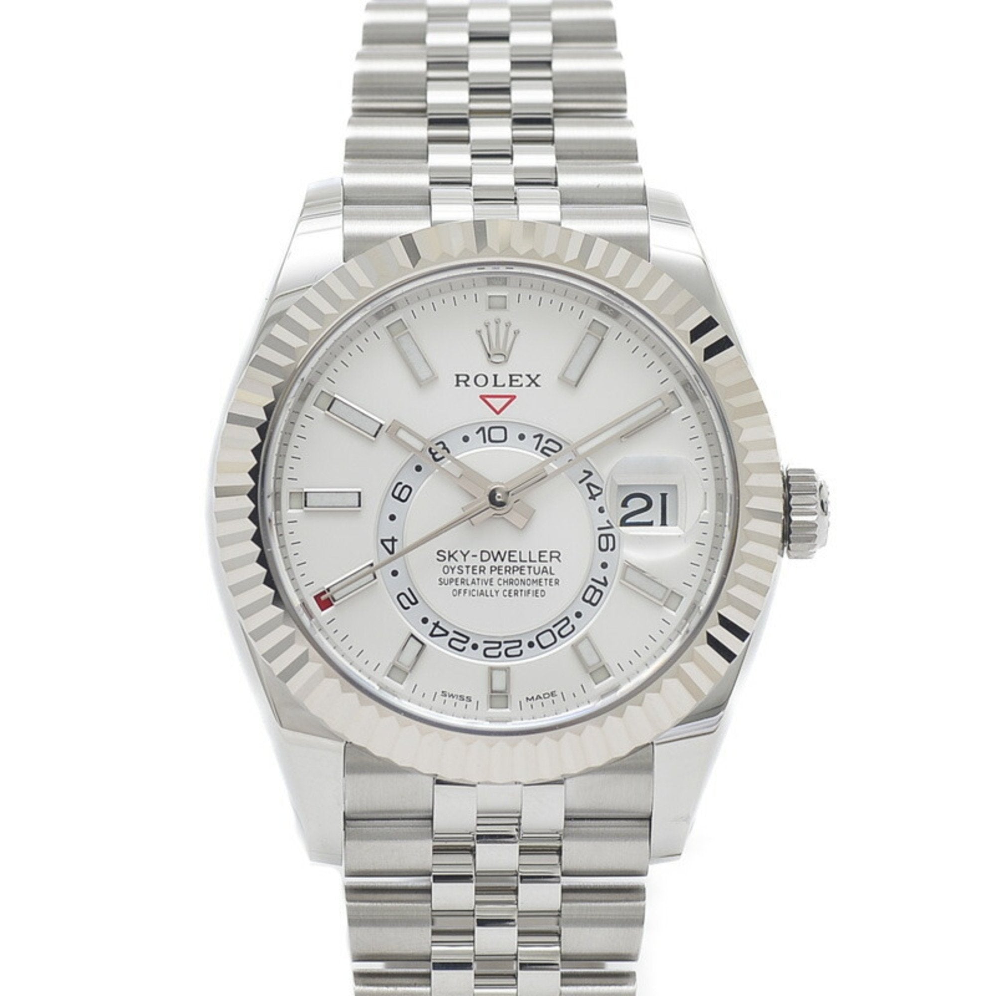 image of ROLEX Sca-Dweller Watch 326934 Silver Dial Random Serial Purchased August 2023