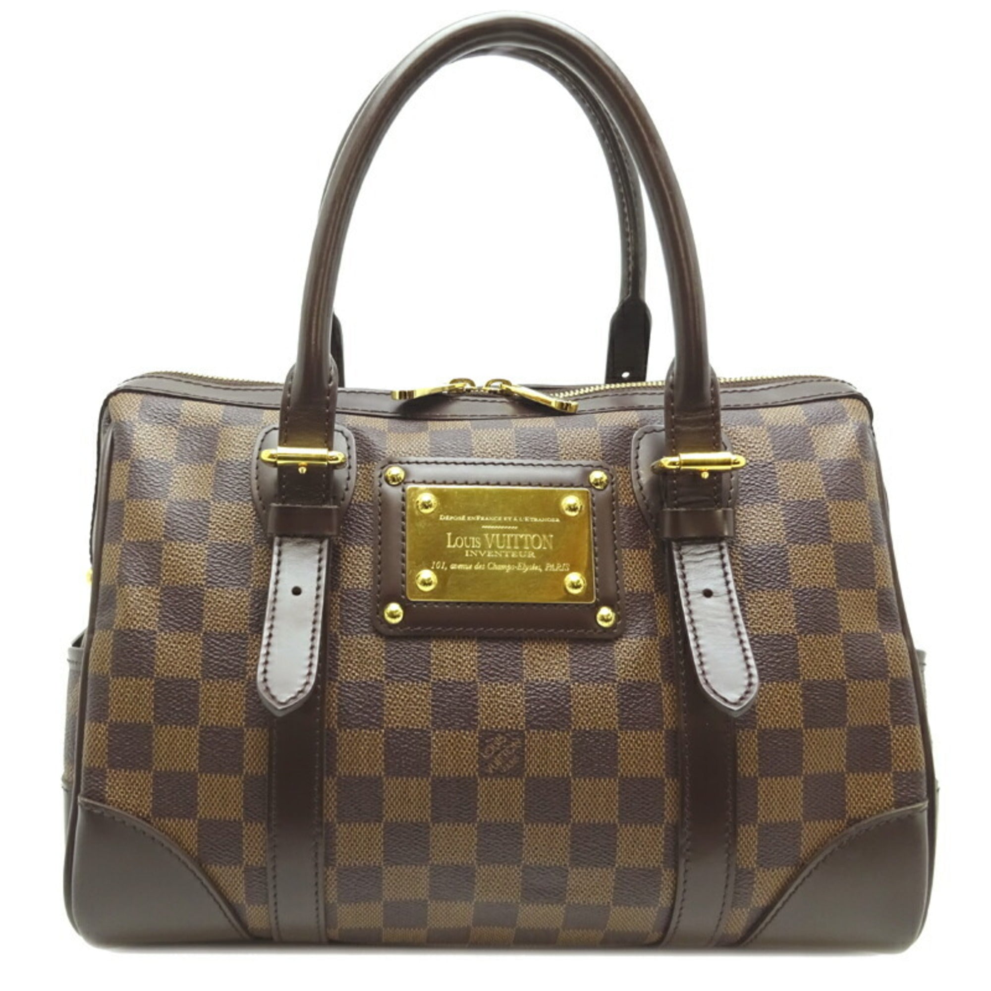 Louis Vuitton Berkeley Ladies Handbag N52000 Damier Ebene (Brown), Brown, Damier  Canvas, Ebene Rewards - Monetha