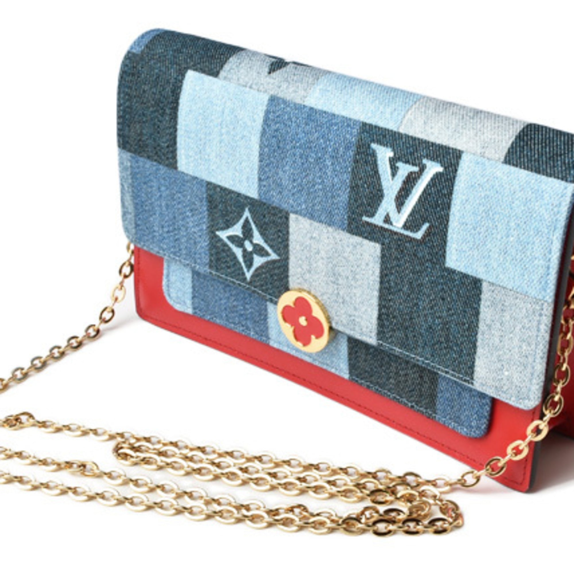 Buy Preowned  Brand new Luxury Louis Vuitton Flore Chain Monogram Canvas  Wallet Online  LuxepolisCom
