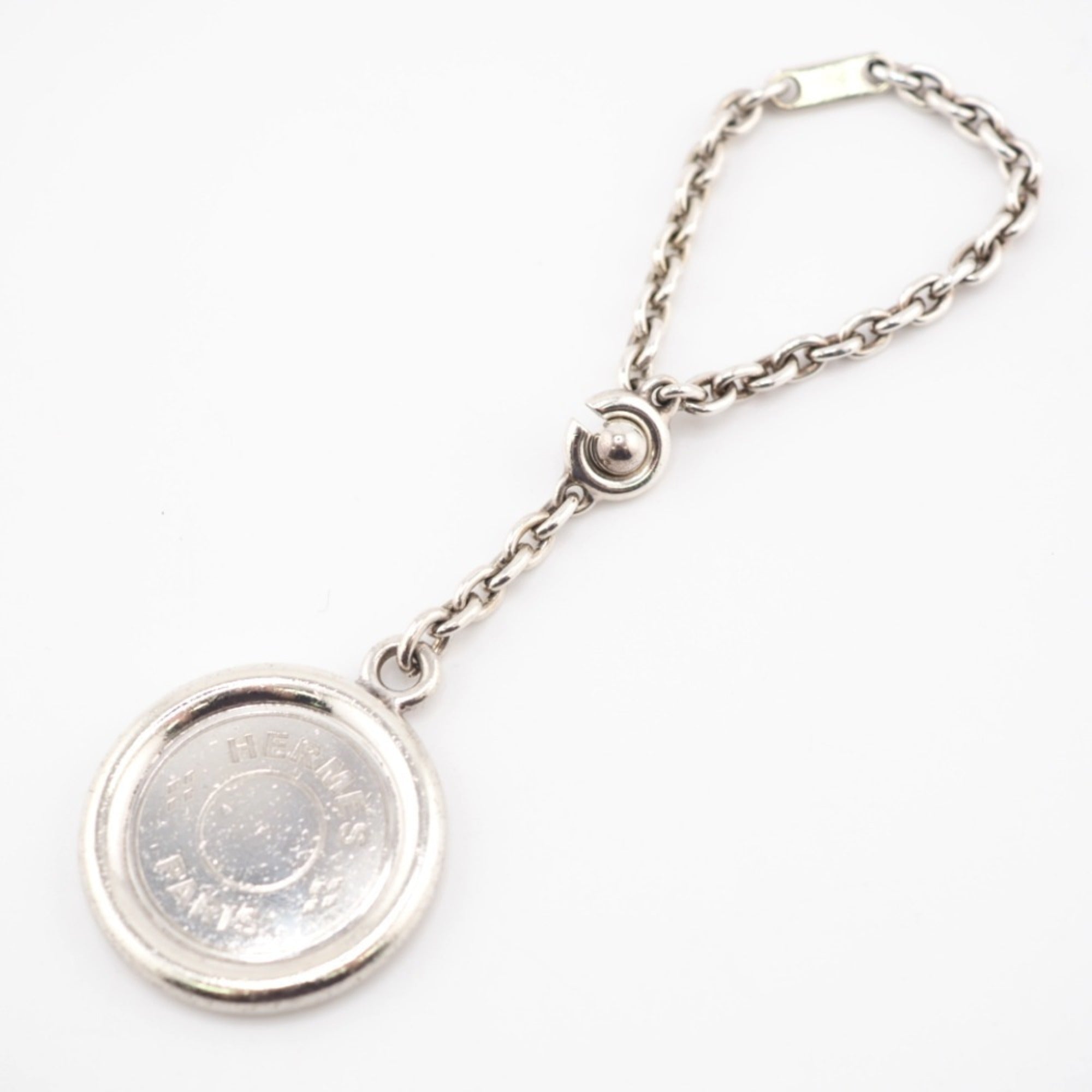 image of HERMES Serie Keychain Silver Ladies